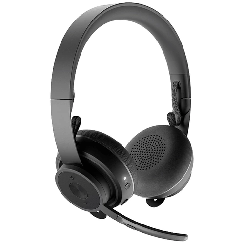 Logitech Zone Wireless On Ear Headset Funk, Bluetooth® Stereo Schwarz Mikrofon-Rauschunterdrückung Logitech Zone Wireless On Ear Headset Funk, Bluetooth® Stereo Schwarz Mikrofon-Rauschunterdrückung
