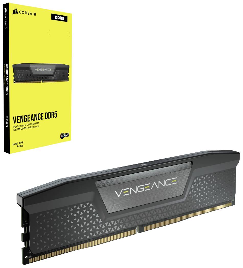 Corsair Vengeance PC-Arbeitsspeicher Kit DDR5 64GB 2 x 32GB Non-ECC 5600MHz 288pin DIMM CL40-40-40-77 CMK64GX5M2B5600C40