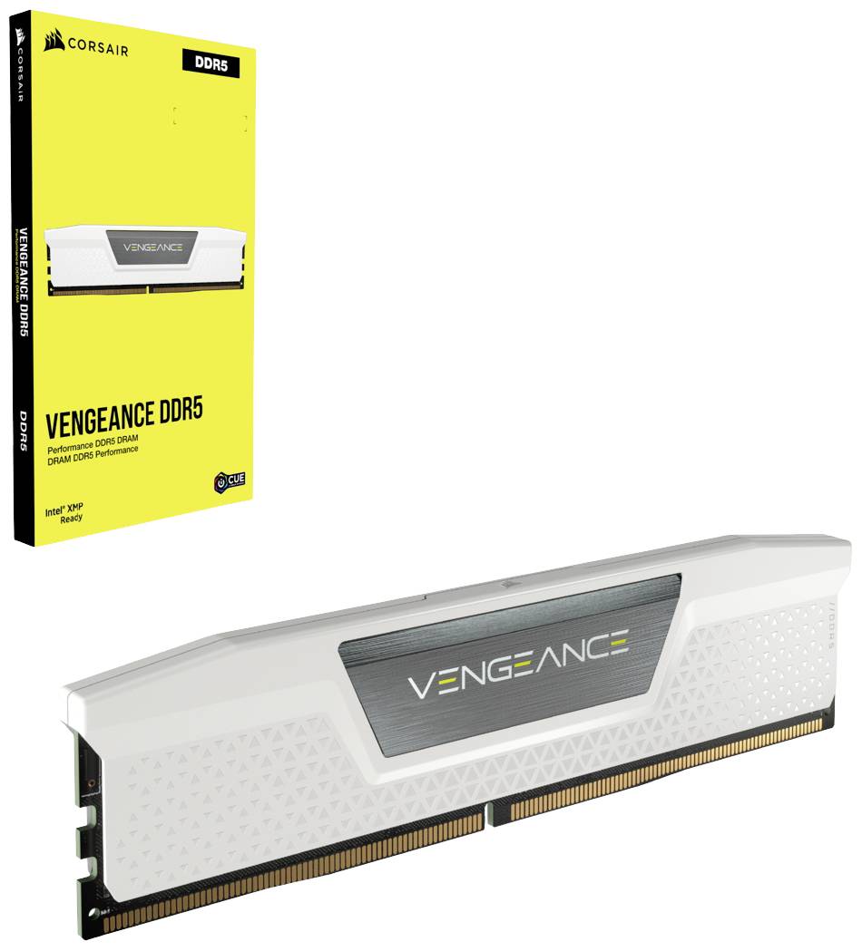 Corsair Vengeance PC-Arbeitsspeicher Kit DDR5 32 GB 2 x 16 GB ECC 5200 MHz 288pin DIMM CL40-40-40-77 CMK32GX5M2B5200C40W