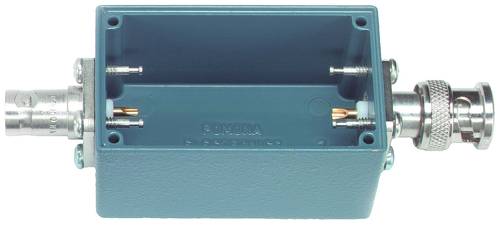 Pomona Electronics 1632190 3231 Aluminiumgehäuse mit Abdeckung mit BNC-Buchsen und BNC-Steckern 1St