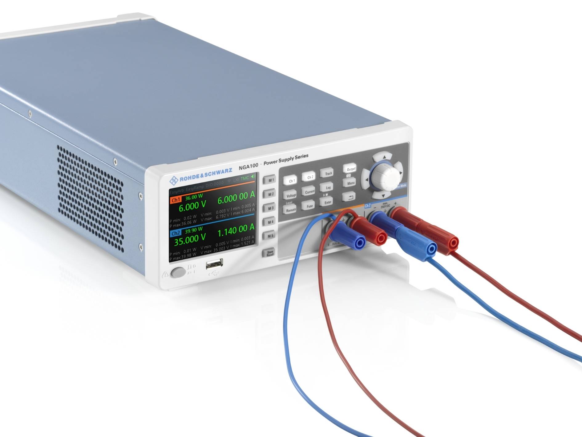Rohde & Schwarz NGA142COMb Labornetzgerät, einstellbar 100 V (max.) 2 A (max.) 80 W fernsteuerbar