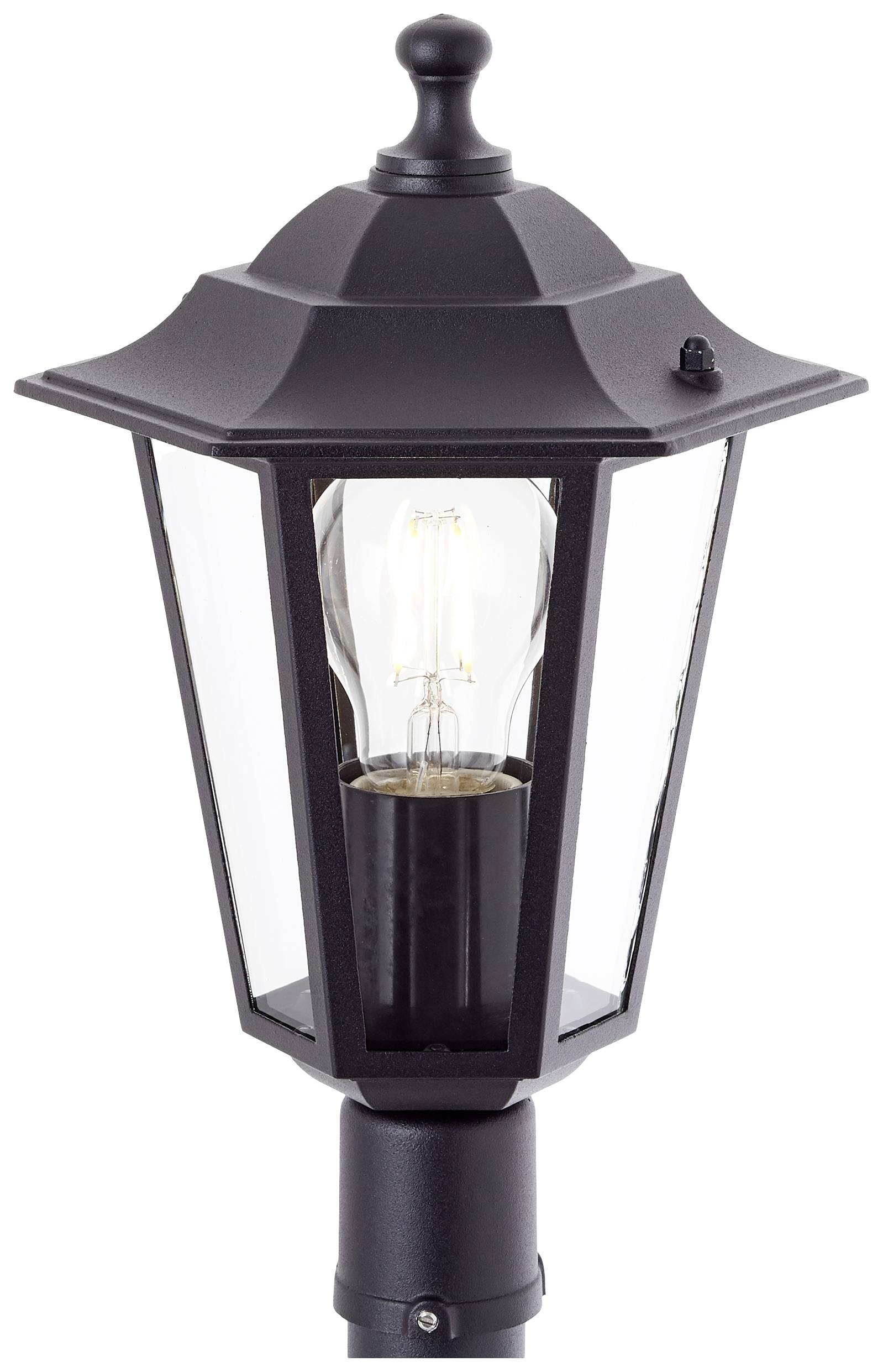 Brilliant 90989A06 Carleen Außenstandleuchte E27 Schwarz