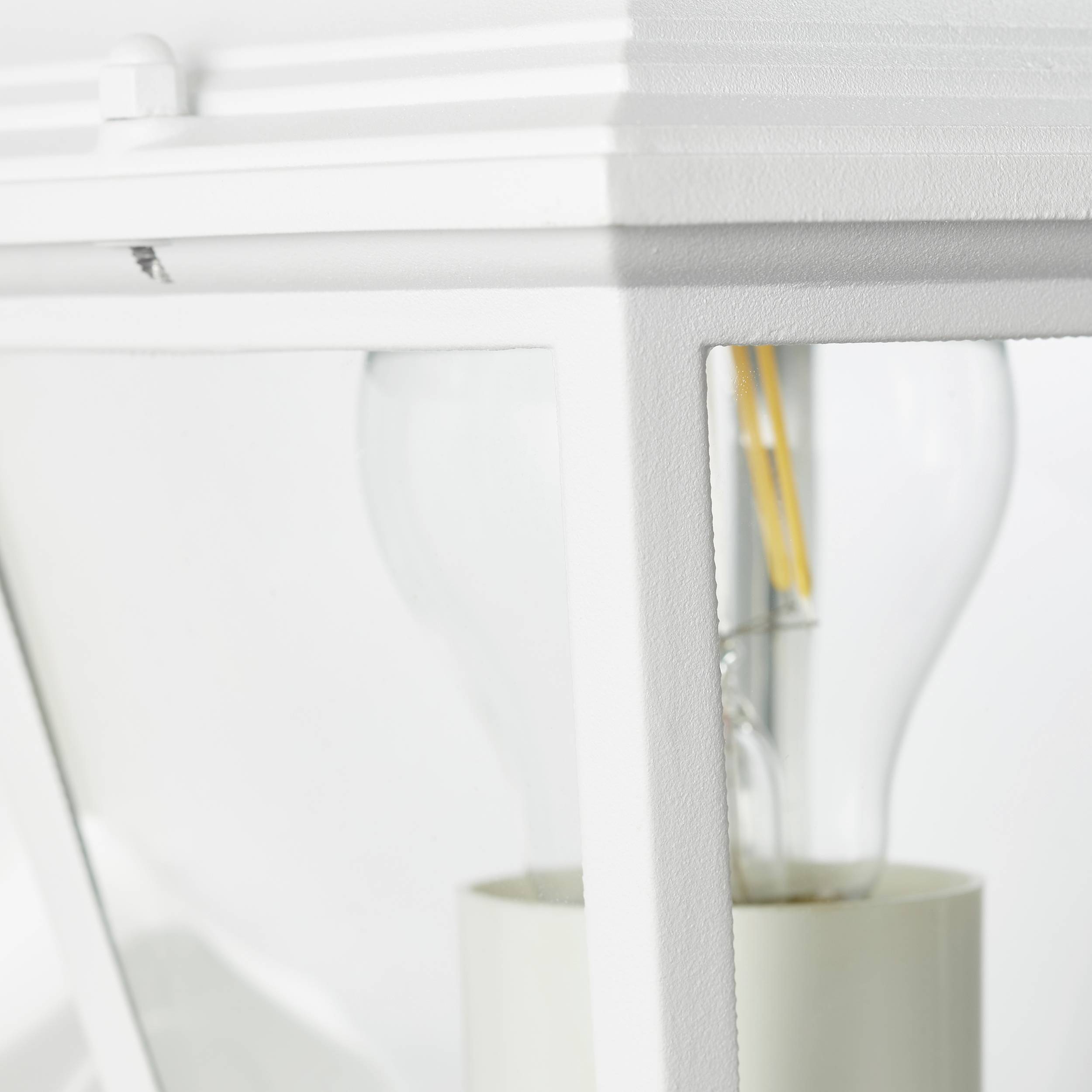 Brilliant Nissie 90991A05 Außenwandleuchte E27 Weiß