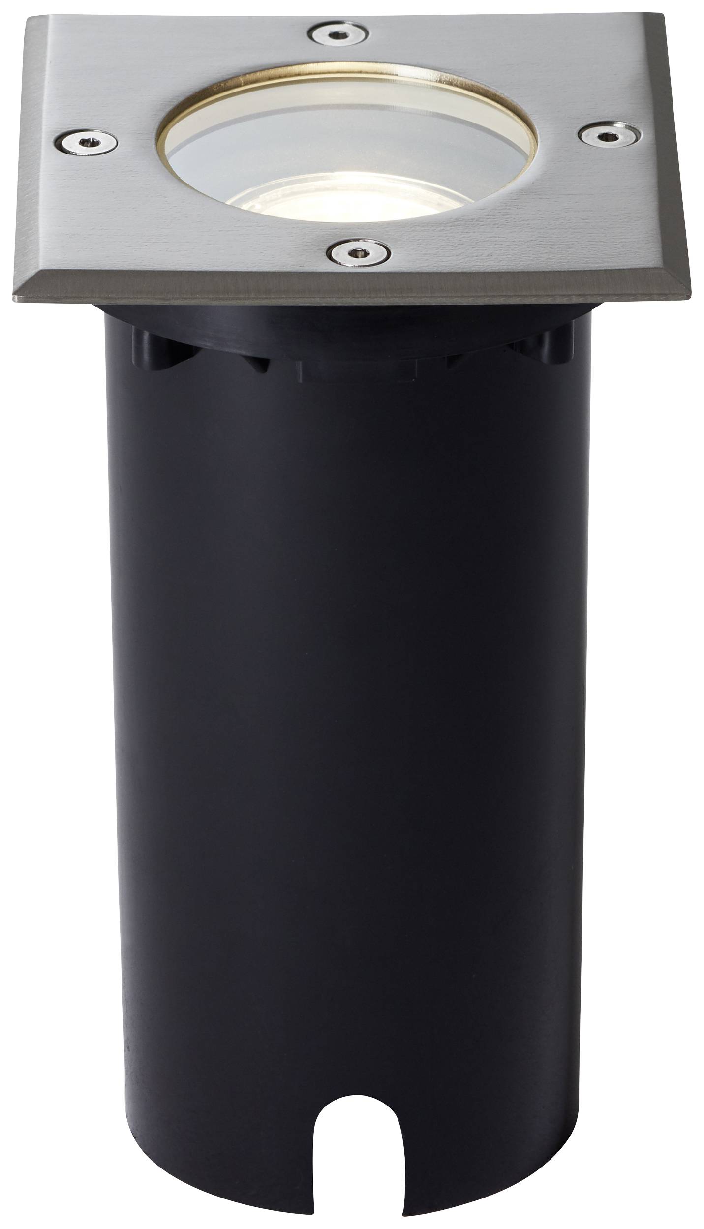 Brilliant Itch 91046A82 Außeneinbauleuchte, Bodeneinbauleuchte GU10 Silber