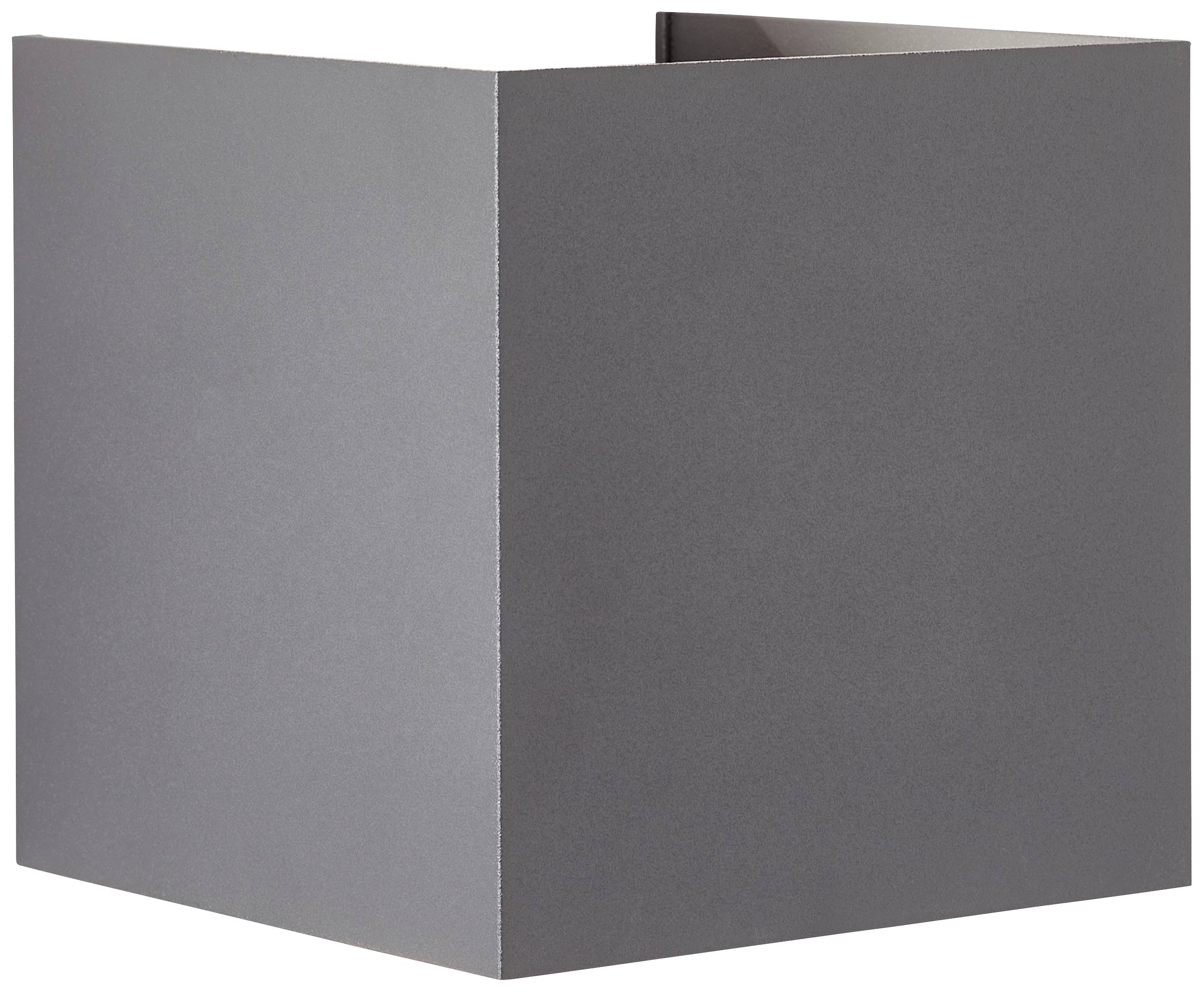 Brilliant Hilly G90961A63 LED-Außenwandleuchte LED Lichtquelle nicht austauschbar 6W Grau