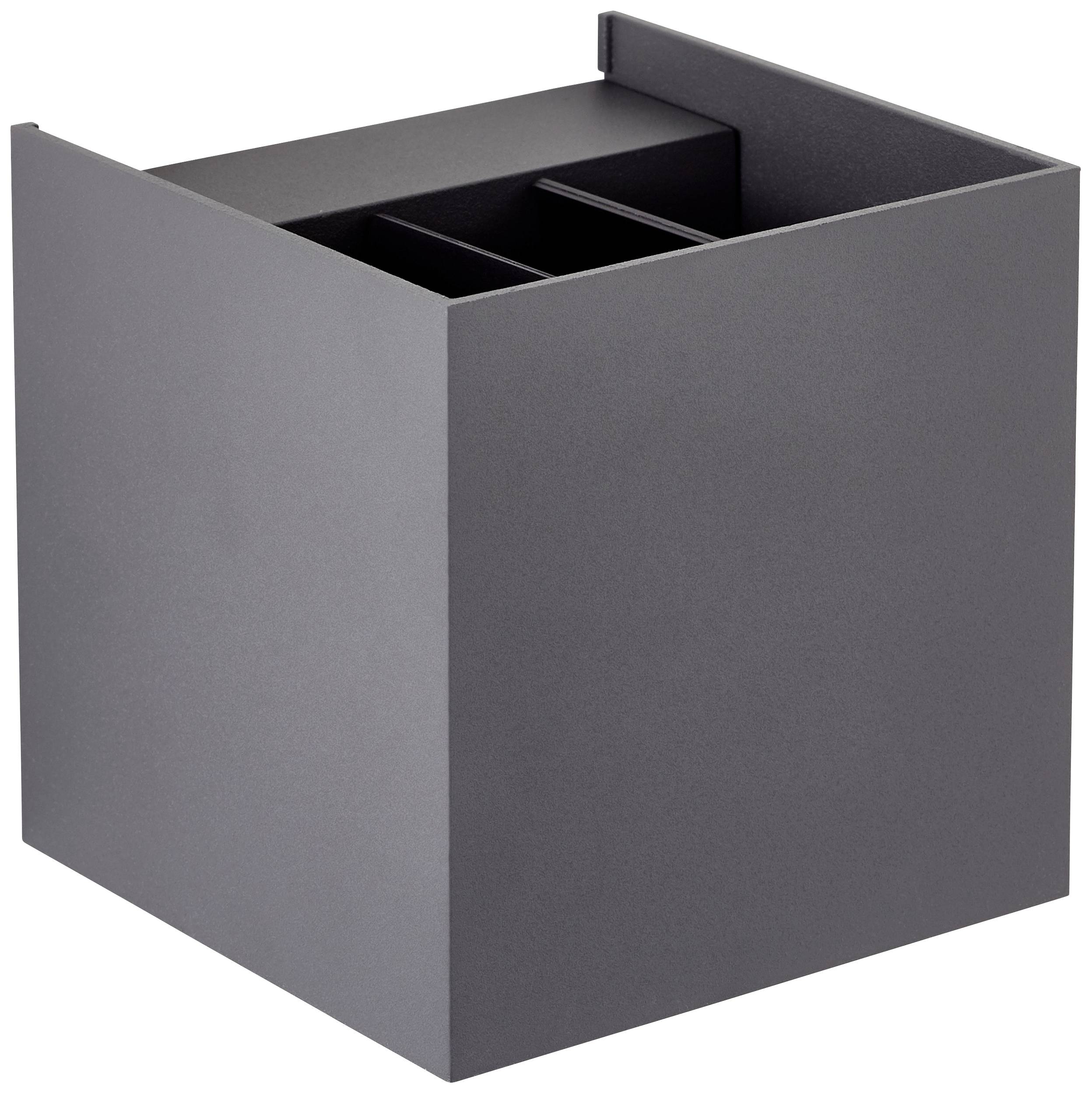 Brilliant Hilly G90961A63 LED-Außenwandleuchte LED Lichtquelle nicht austauschbar 6W Grau