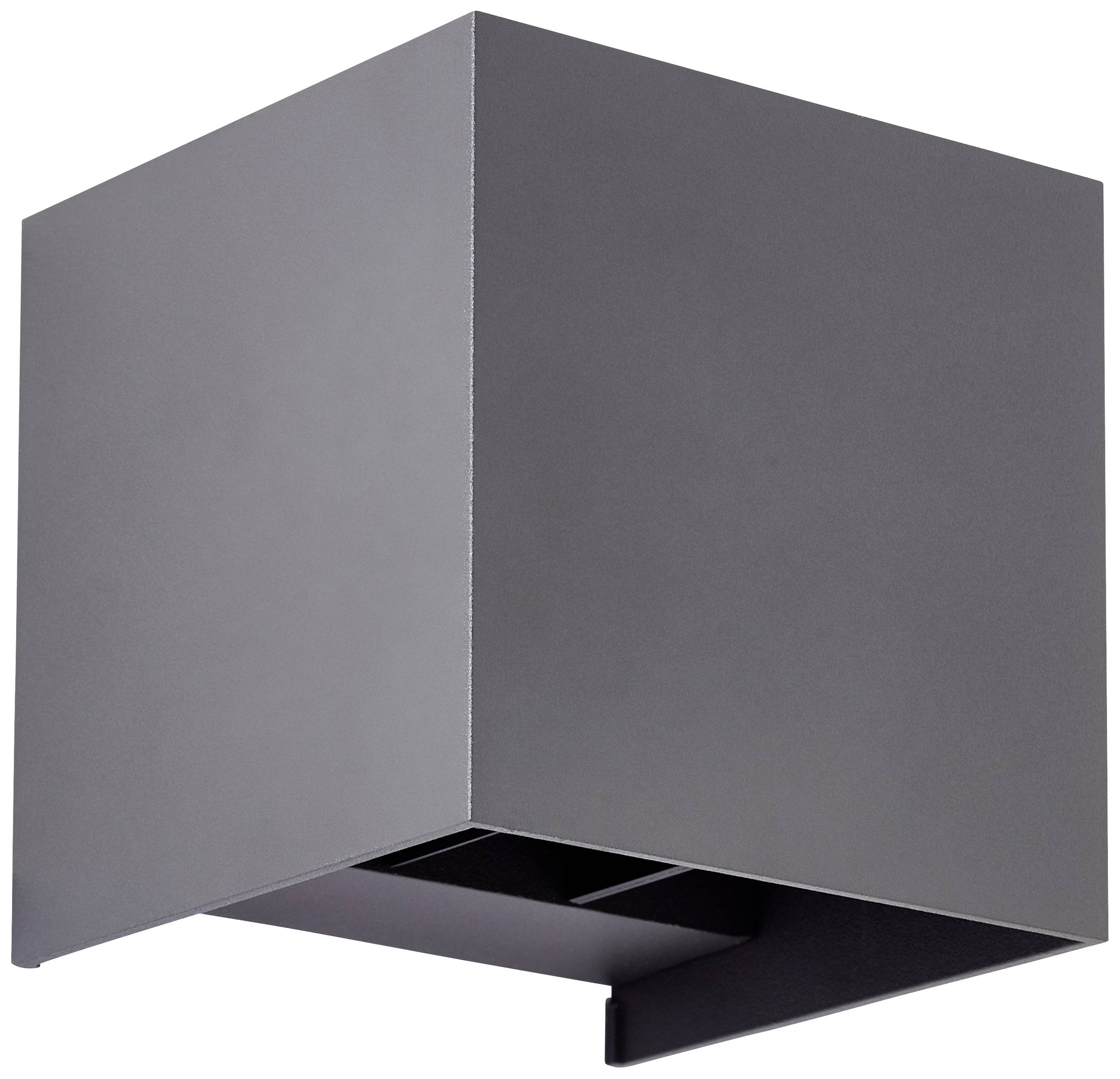 Brilliant Hilly G90961A63 LED-Außenwandleuchte LED Lichtquelle nicht austauschbar 6W Grau