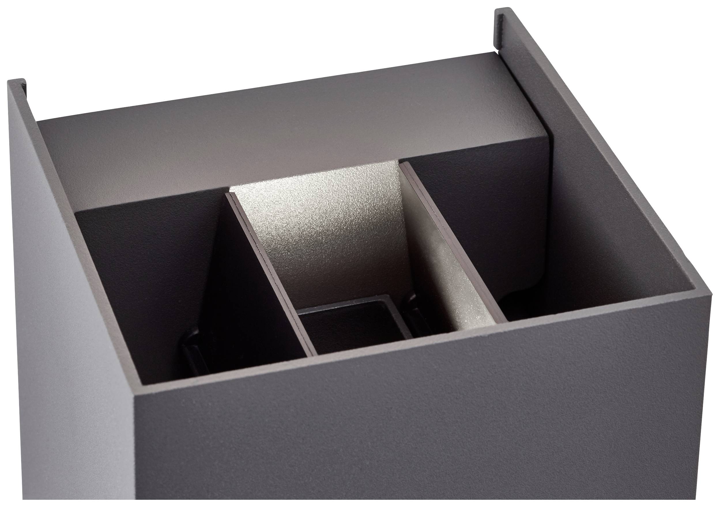 Brilliant Hilly G90961A63 LED-Außenwandleuchte LED Lichtquelle nicht austauschbar 6W Grau