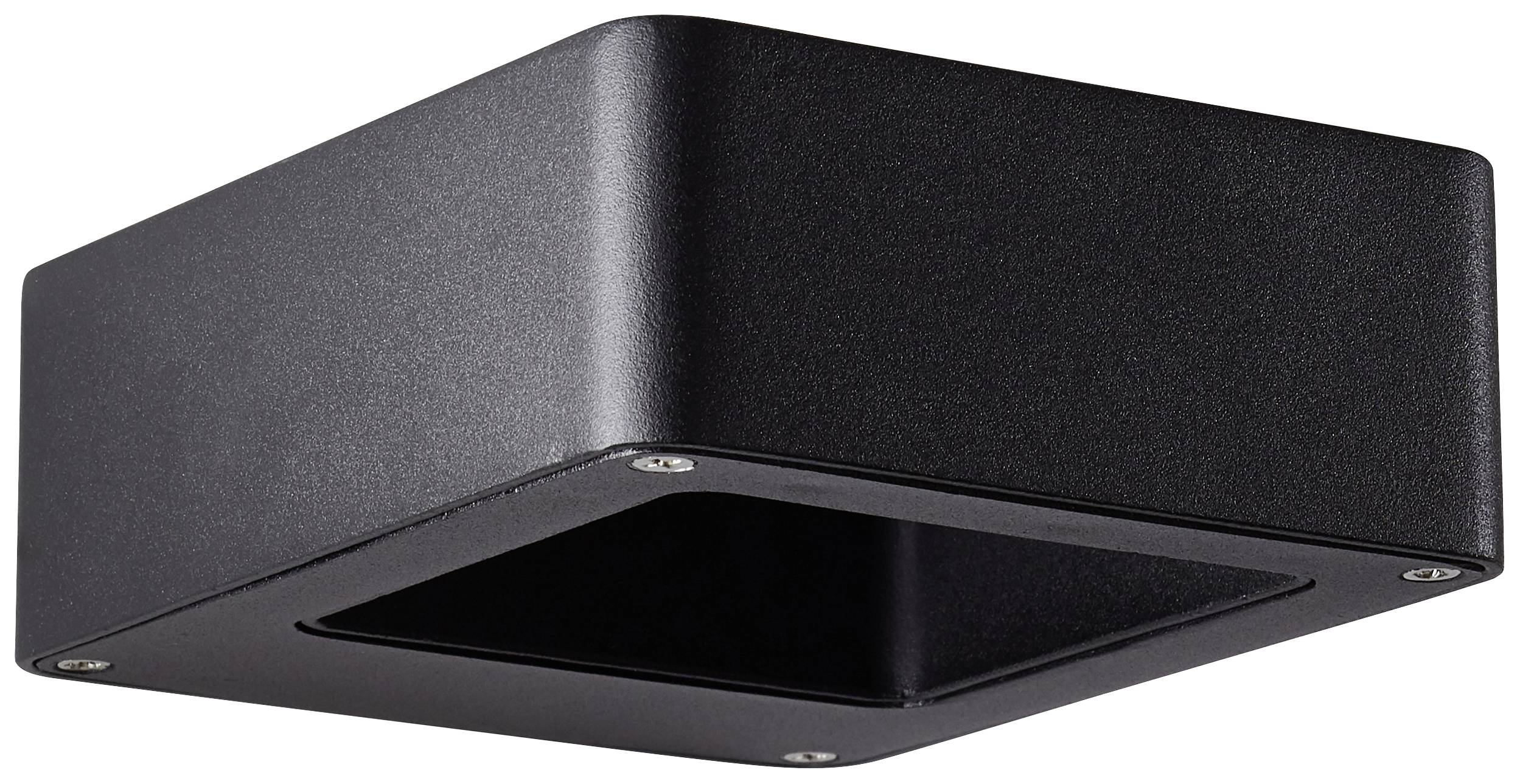 Brilliant Golda G90974A06 LED-Außenwandleuchte LED Lichtquelle durch Elektrofachkraft austauschbar 7W Schwarz