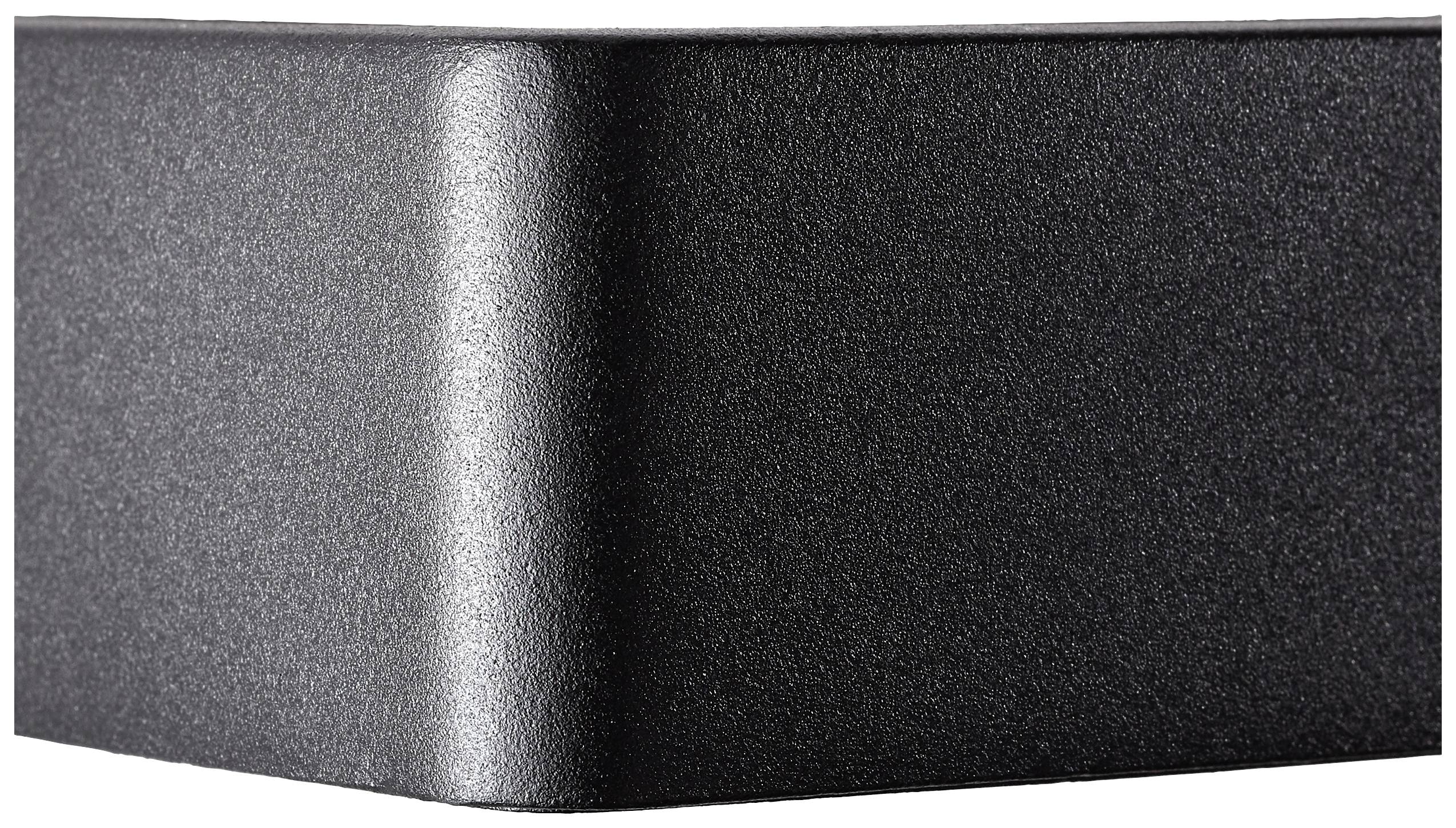 Brilliant Golda G90974A06 LED-Außenwandleuchte LED Lichtquelle durch Elektrofachkraft austauschbar 7W Schwarz