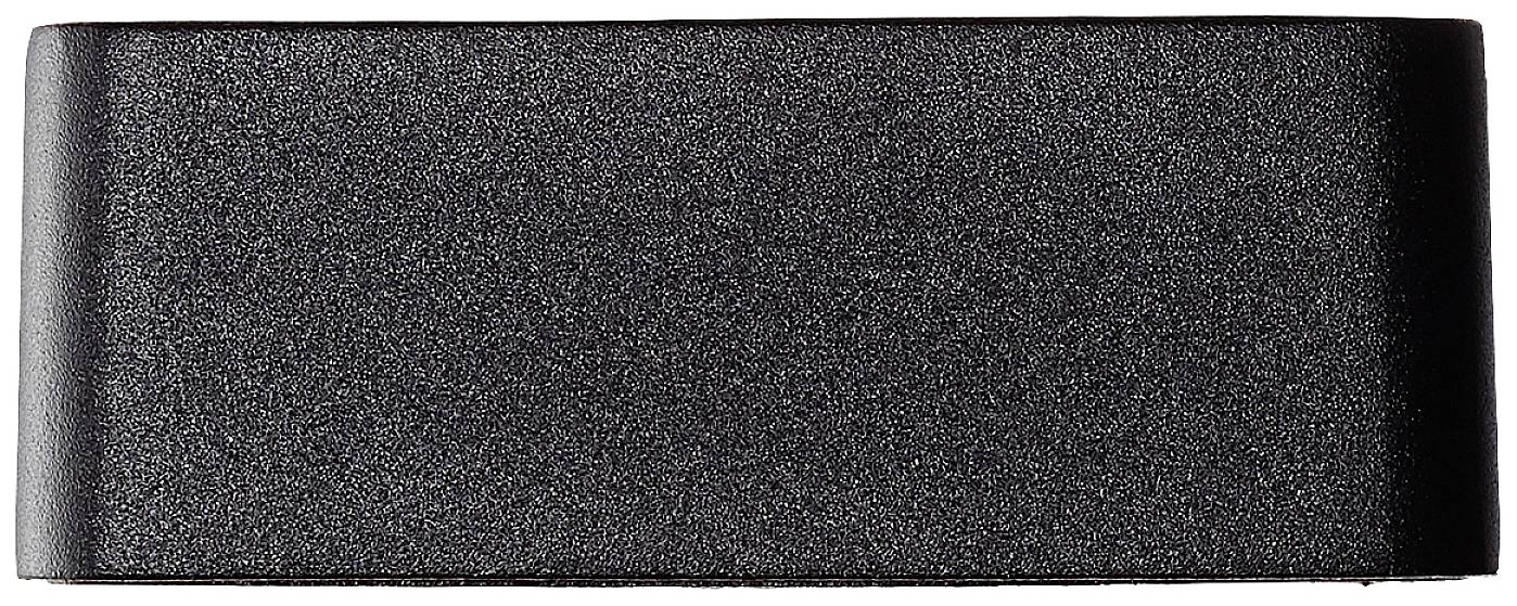 Brilliant Golda G90974A06 LED-Außenwandleuchte LED Lichtquelle durch Elektrofachkraft austauschbar 7W Schwarz