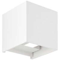 Brilliant Isak G90976A05 LED-Außenwandleuchte LED Lichtquelle nicht austauschbar 6W Weiß Brilliant Isak G90976A05 LED-Außenwandleuchte LED Lichtquelle nicht austauschbar 6W Weiß