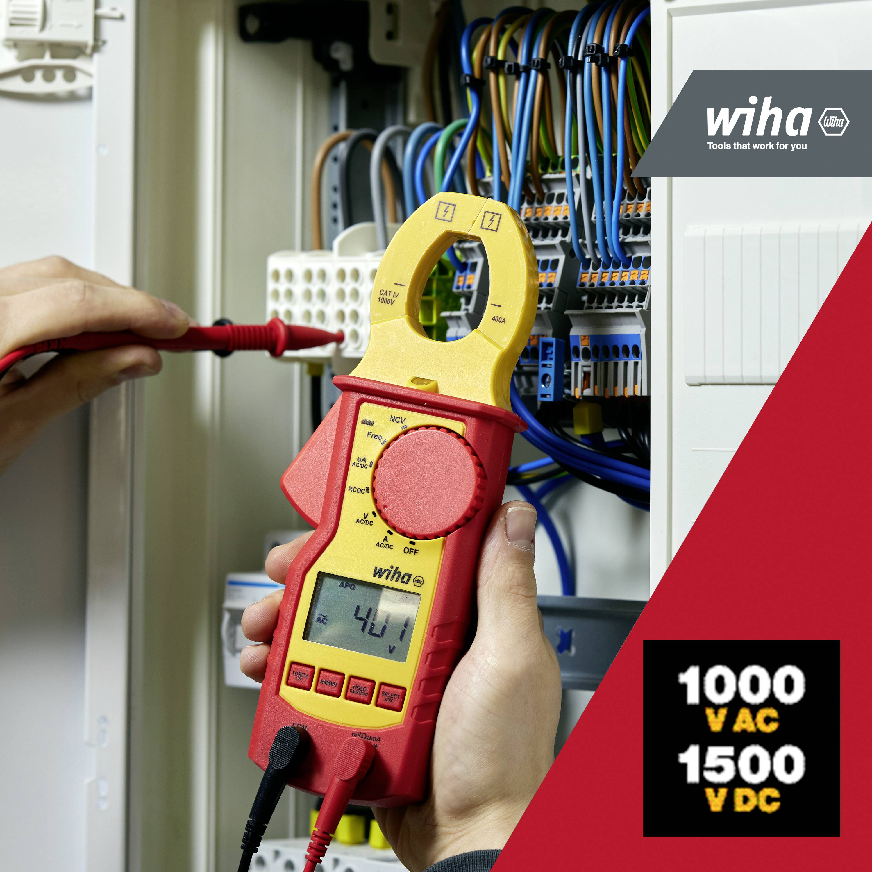 Wiha 45219 Stromzange digital CAT IV 1000V