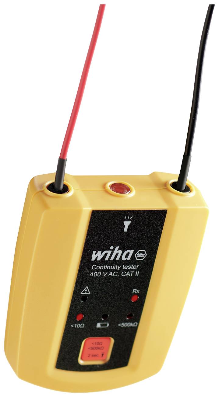 Wiha 45222 Durchgangsprüfgerät CAT II 600 V LED, Akustik