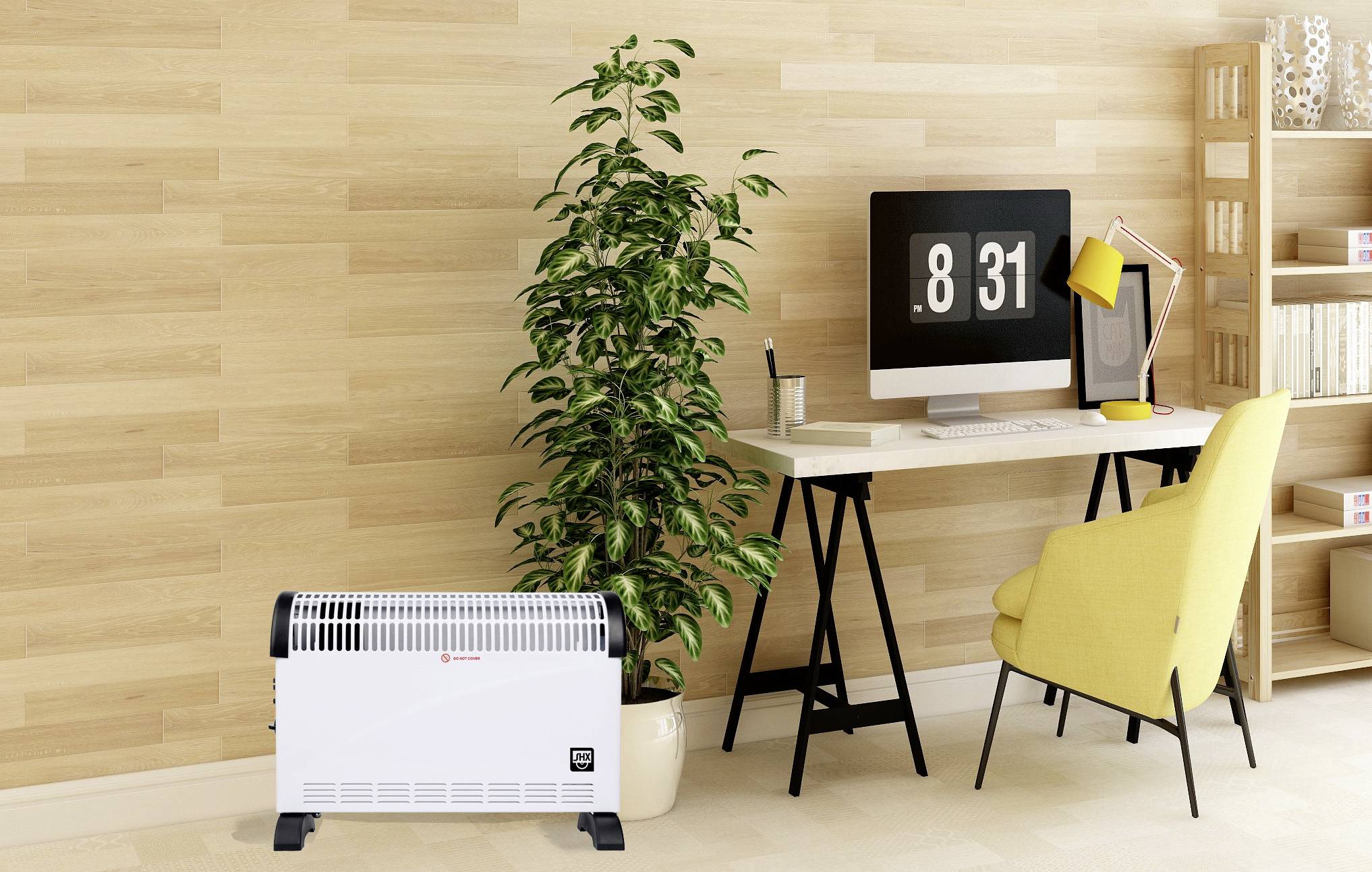 SHE SHX08TKV2000 SHX08TKV2000 Konvektor 20m² 2000W Weiß, Schwarz