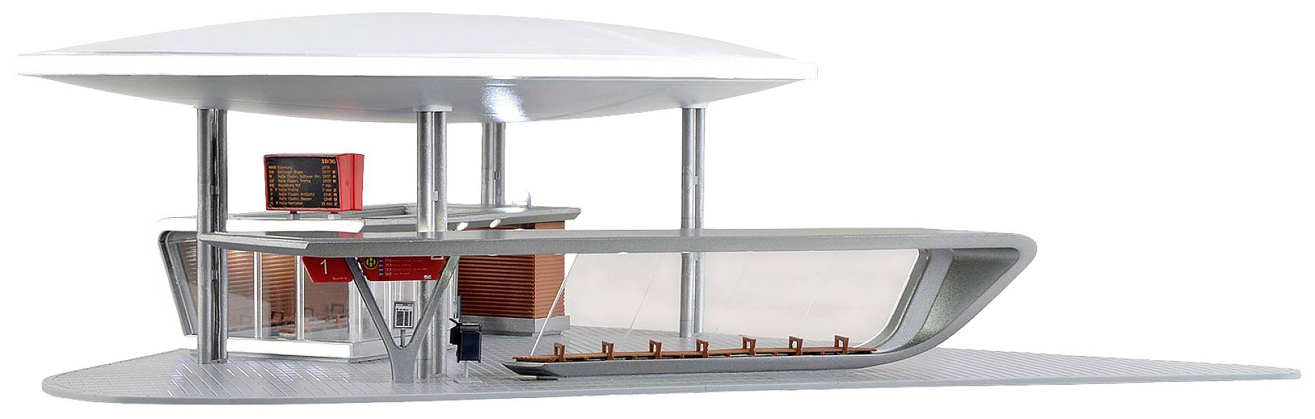 Kibri 39006 H0 Moderner Busbahnhof Hauptgebäude