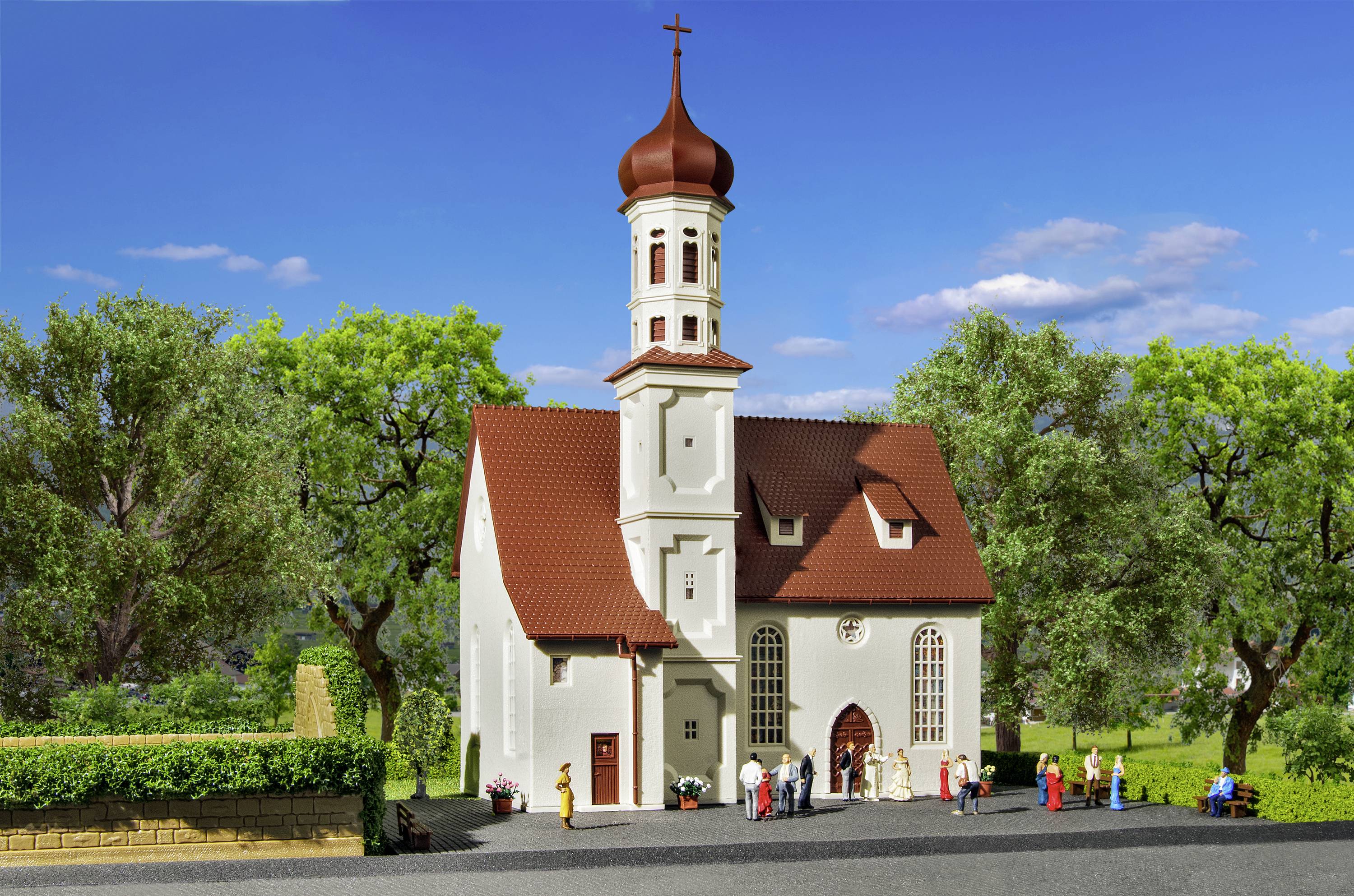 Vollmer 43709 H0 Kirche St. Andrä