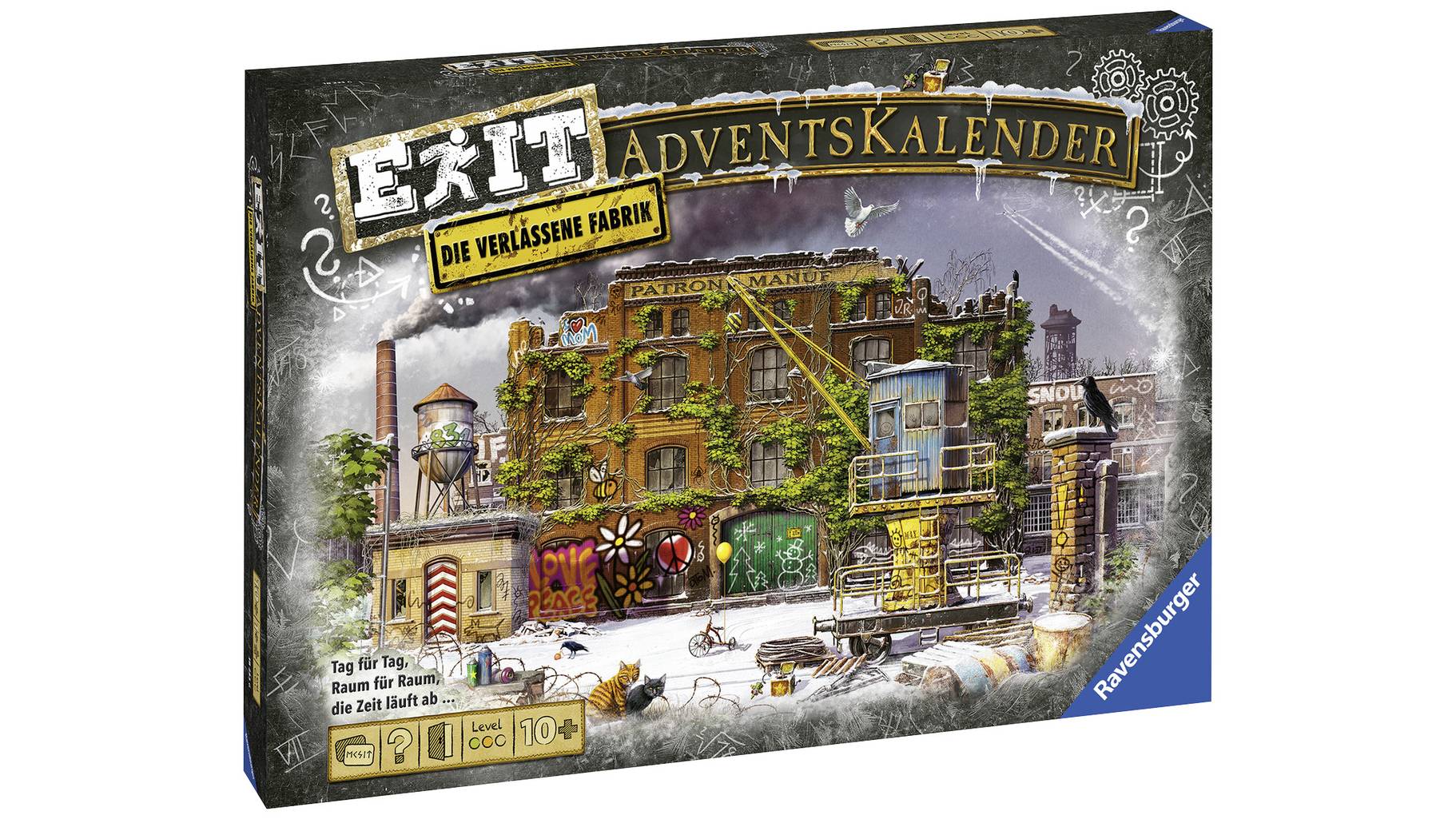 Ravensburger Exit Die verlassene Fabrik Detektiv & Zauberkästen Adventskalender SMDV Ravensburger Exit Die verlassene Fabrik Detektiv & Zauberkästen Adventskalender SMDV