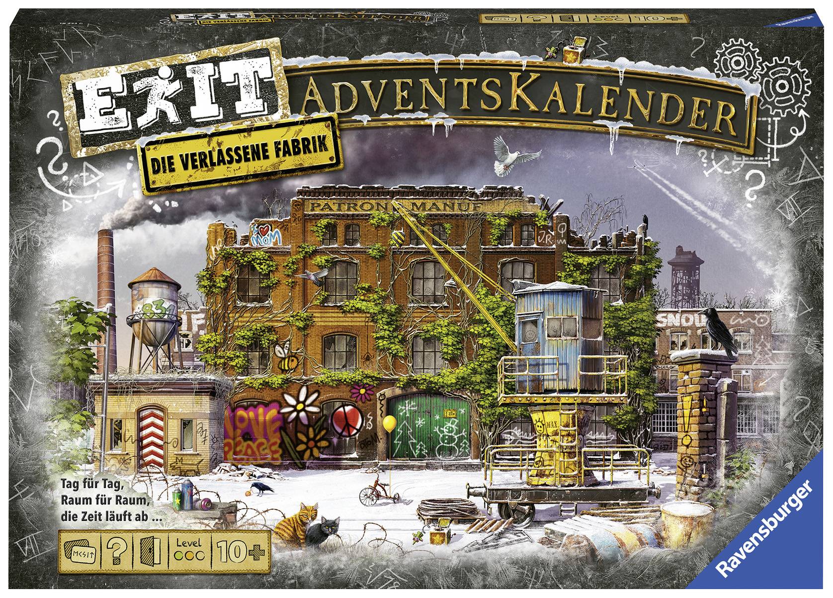 Ravensburger Exit - Die verlassene Fabrik Detektiv & Zauberkästen Adventskalender