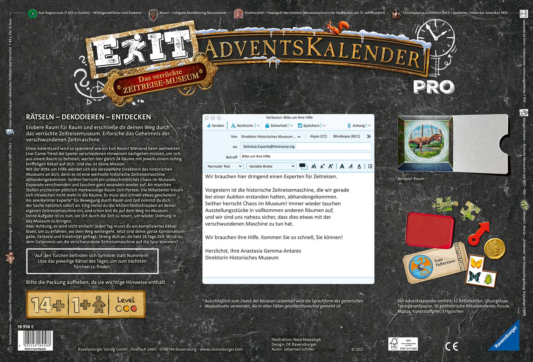 Ravensburger Experimente, Spielwaren Adventskalender Altersklasse ab 8 Jahre