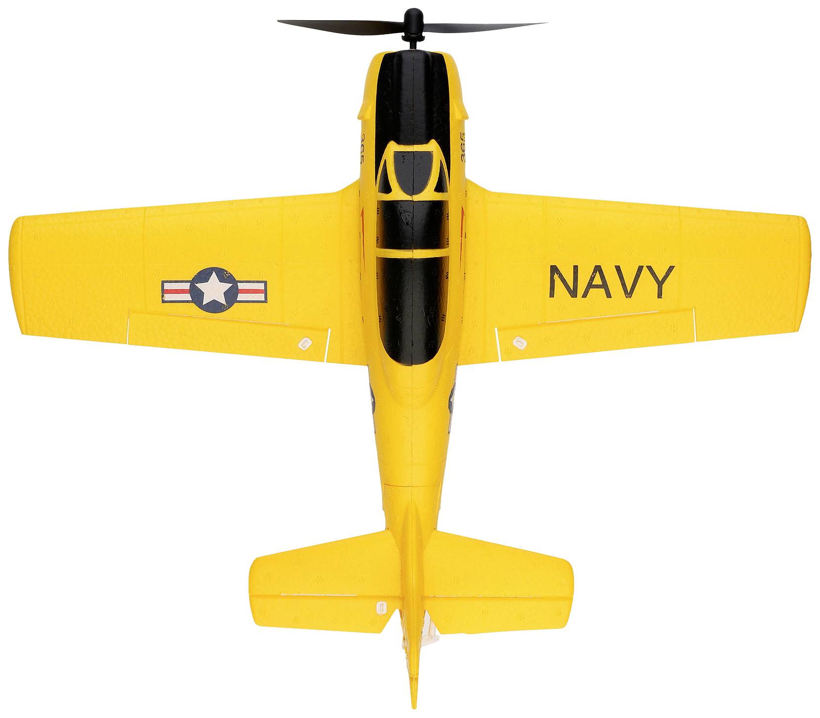 Amewi AMXFlight T28 Trojan Gelb RC Modellflugzeug RtF 388mm