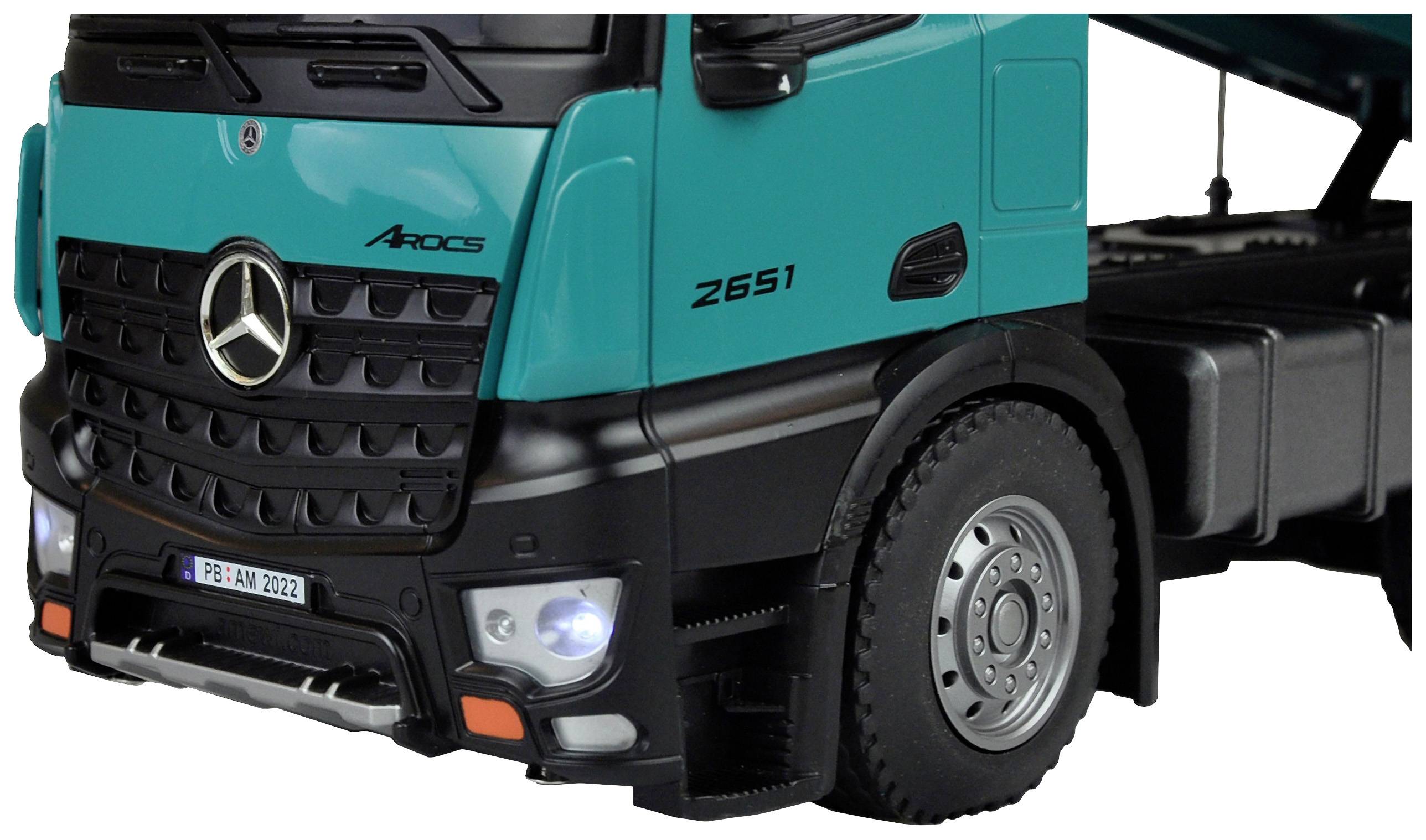 Amewi 22533 Mercedes Benz Arocs 2651 Elektro RC Modell-LKW RtR Inkl. Akku und Ladegerät