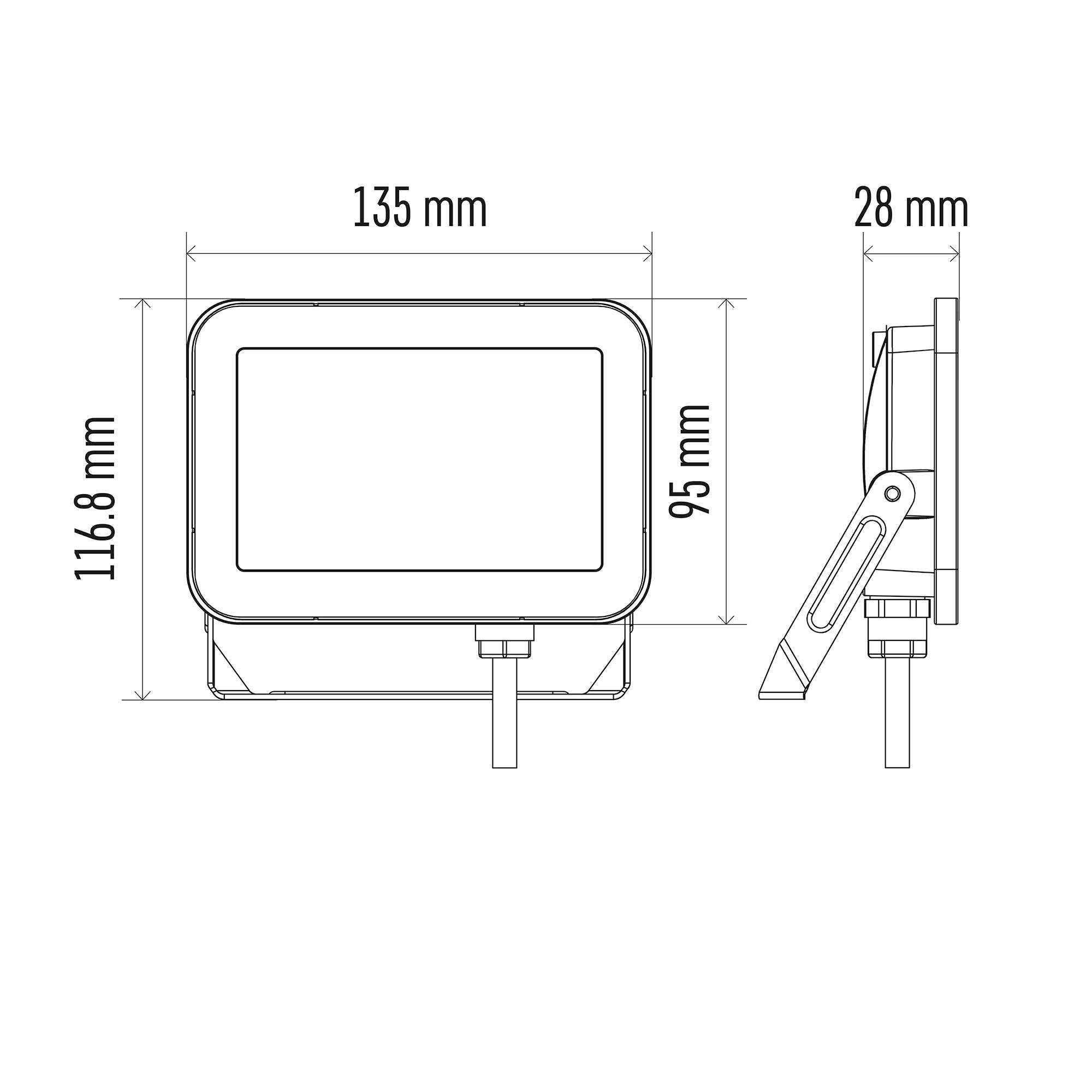 Emos Profi ZS2622 LED-Flutlichtstrahler 20 W Neutralweiß