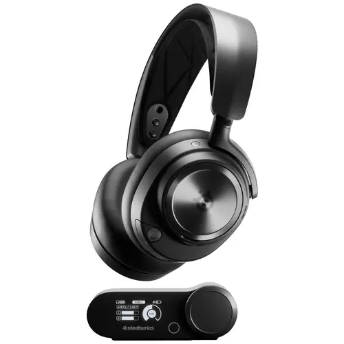 Steelseries Arctis Nova Pro Wireless Over Ear Headset Funk, Bluetooth® Stereo Schwarz Lautstärkeregelung Gaming Steelseries Arctis Nova Pro Wireless Over Ear Headset Funk, Bluetooth® Stereo Schwarz Lautstärkeregelung Gaming