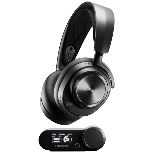 Steelseries Arctis Nova Pro Wireless X Gaming Over Ear Headset Funk, Bluetooth® Schwarz Lautstärker