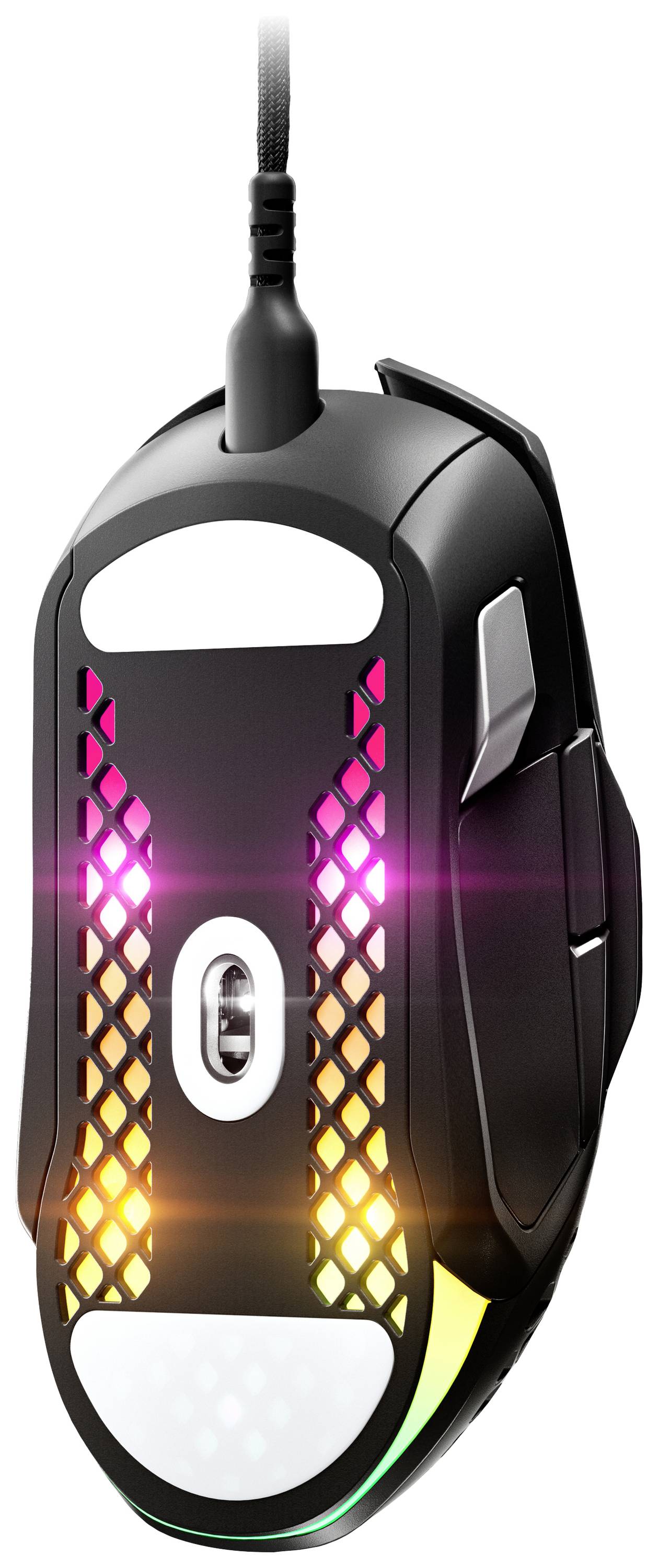 Steelseries Aerox 5 Gaming-Maus Kabelgebunden, USB Optisch Schwarz 9 Tasten 18000 dpi Beleuchtet