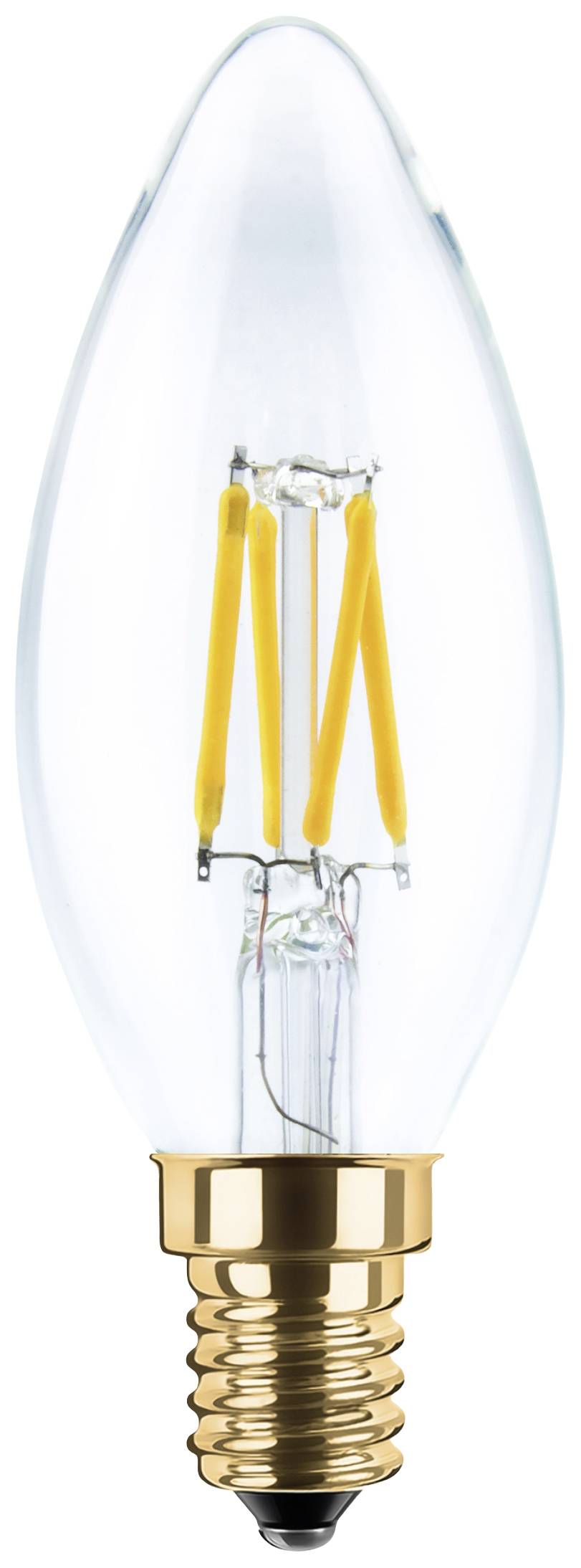 Segula 55201 LED EEK F (A - G) E14 Kerzenform 3 W = 26 W Warmweiß (Ø x L) 35 mm x 100 mm 1 St.