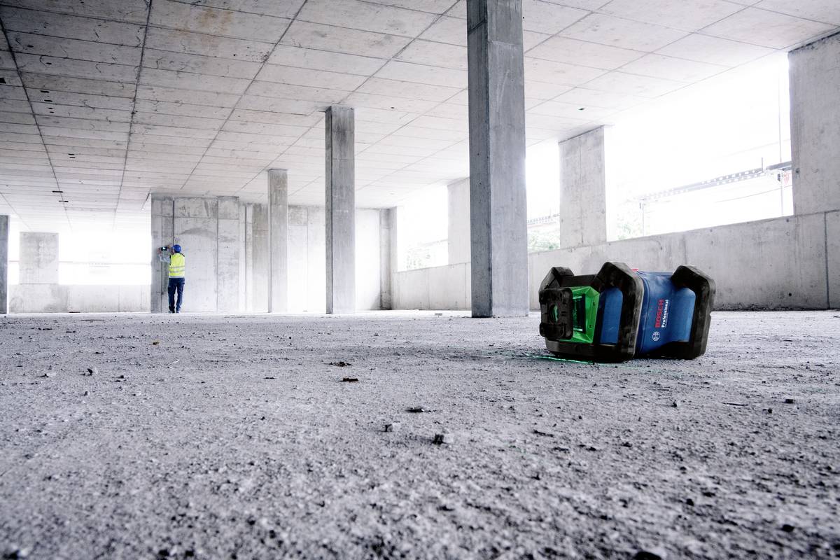 Bosch Professional GRL 650 CHVG + BT 300 HD Rotationslaser selbstnivellierend Reichweite (max.): 650m