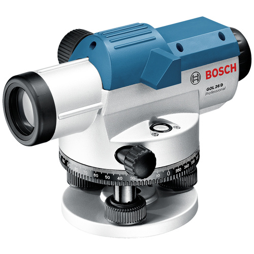 Bosch Professional GOL 26D + BT 160 + GR 500 Optisches Nivelliergerät inkl. Stativ Reichweite (max.): 100m Optische Vergrößerung