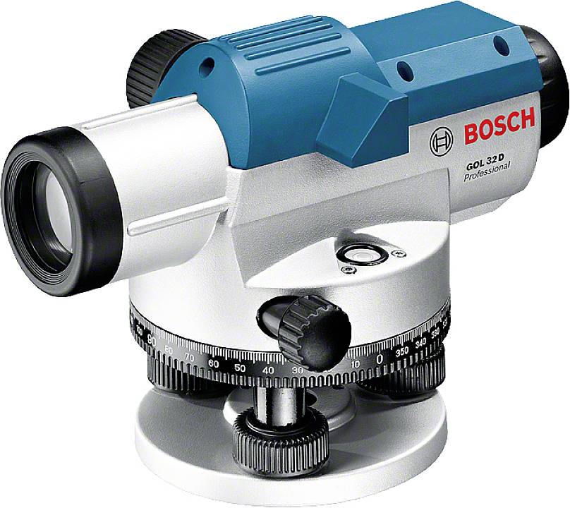 Bosch Professional GOL 32 D + BT160 + GR 500 Optisches Nivelliergerät inkl. Stativ Reichweite