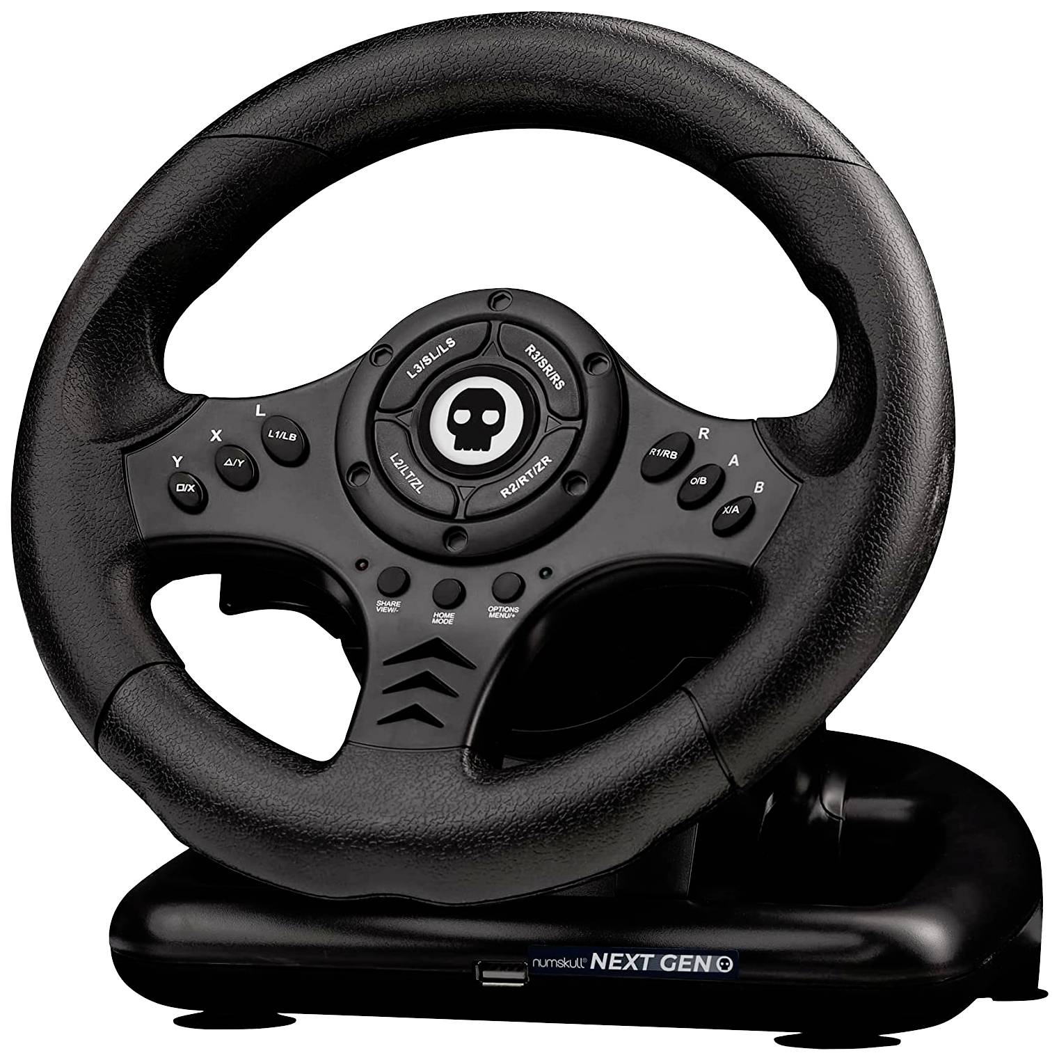 Konix Steering wheel & Pedals Lenkrad Nintendo Switch, PC, PlayStation 3, PlayStation 4, Xbox One, Xbox Series S, Xbox Series X Schwarz inkl. Pedale