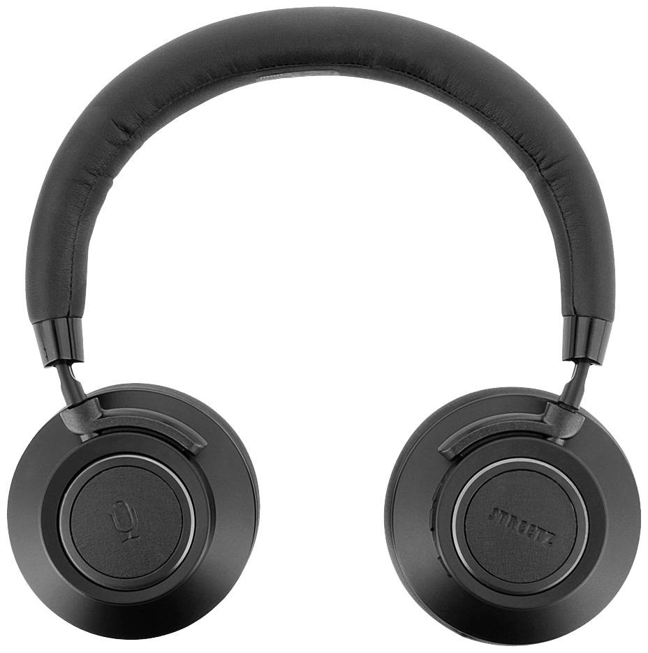 STREETZ HL-BT405 On Ear Headset Bluetooth® Stereo Schwarz Headset, Lautstärkeregelung