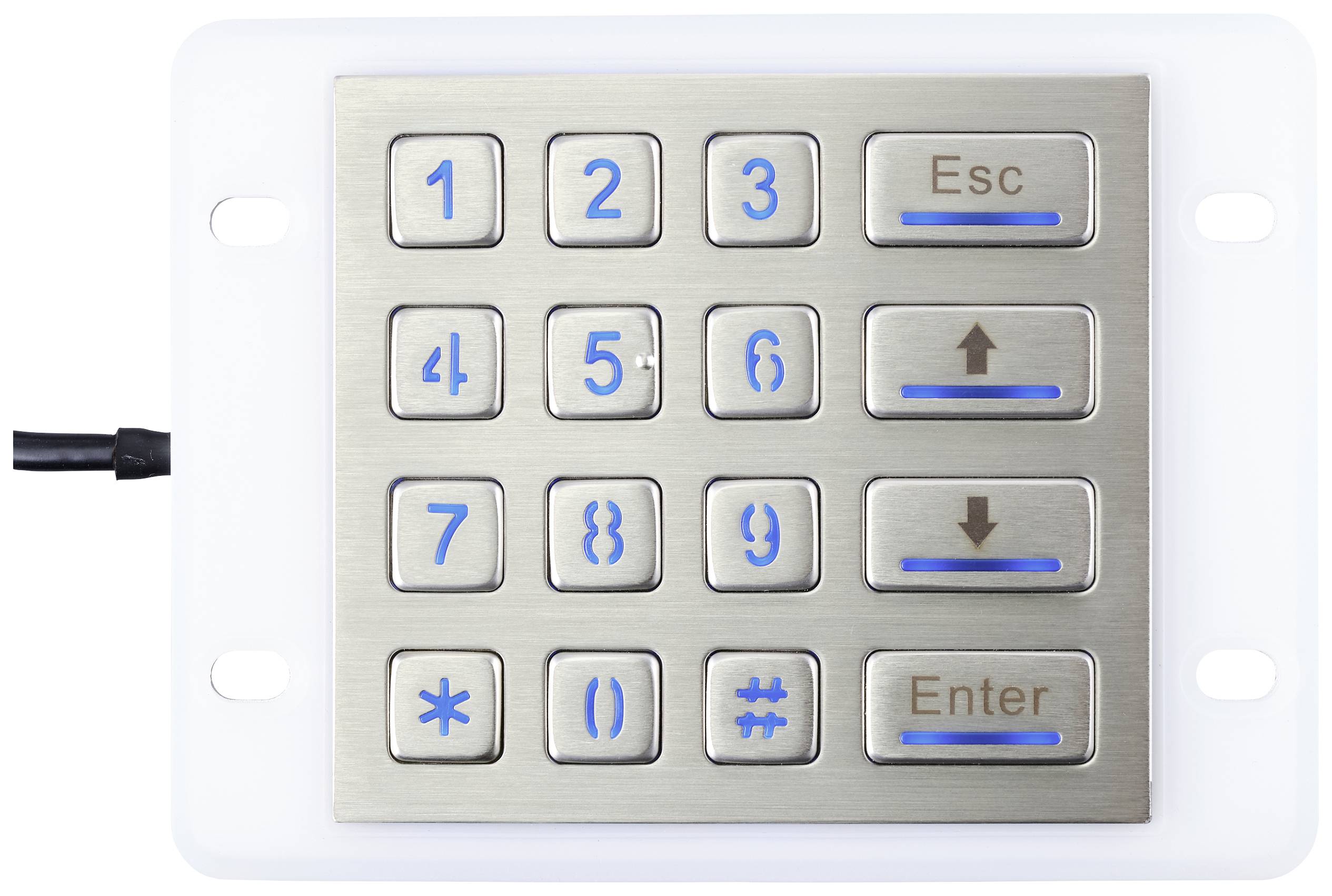 Renkforce USB Nummernblock IP68 - Spritzwassergeschützt Mit Touch-Tasten