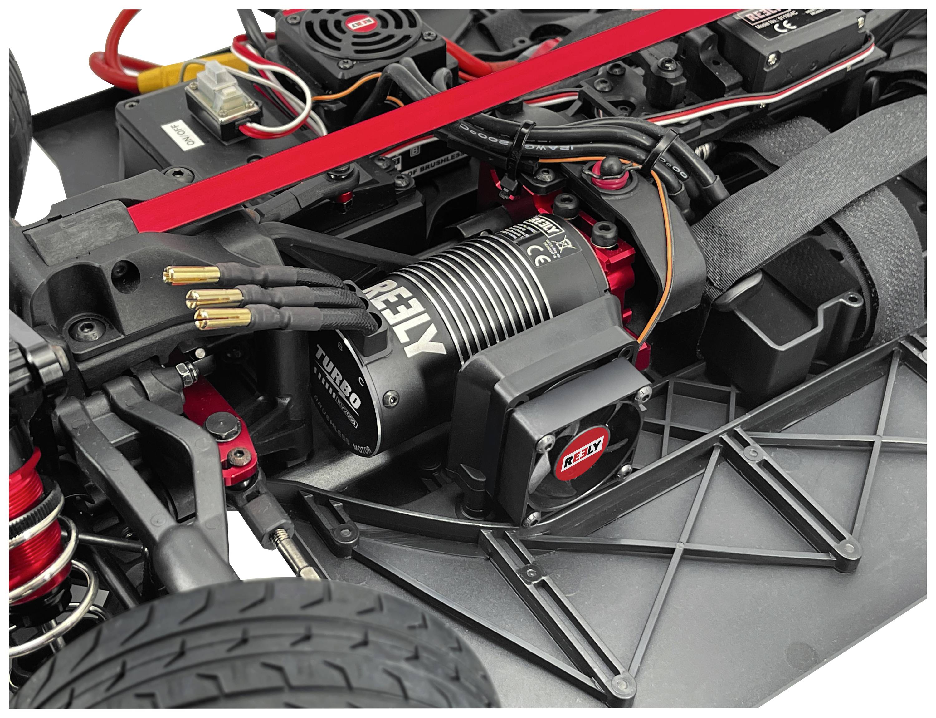 Reely Deathwatcher XL 6S Matt Grau Brushless 1:7 RC Modellauto Elektro Straßenmodell Allradantrieb (4WD) RtR 2,4GHz mit