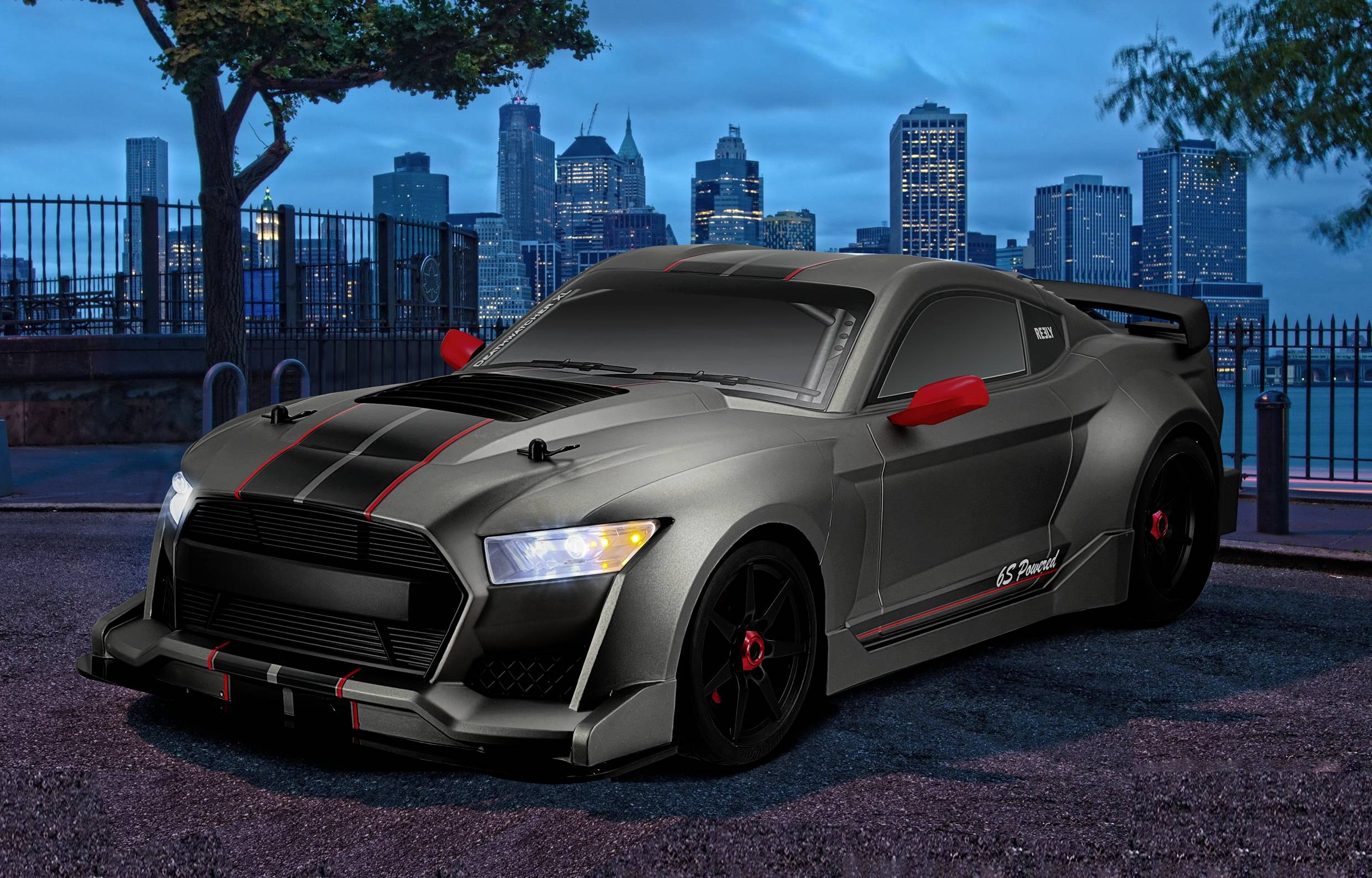 Reely Urban Green Brushless 1:7 RC Modellauto Elektro Straßenmodell Allradantrieb (4WD) RtR 2,4GHz mit Lichteffekt