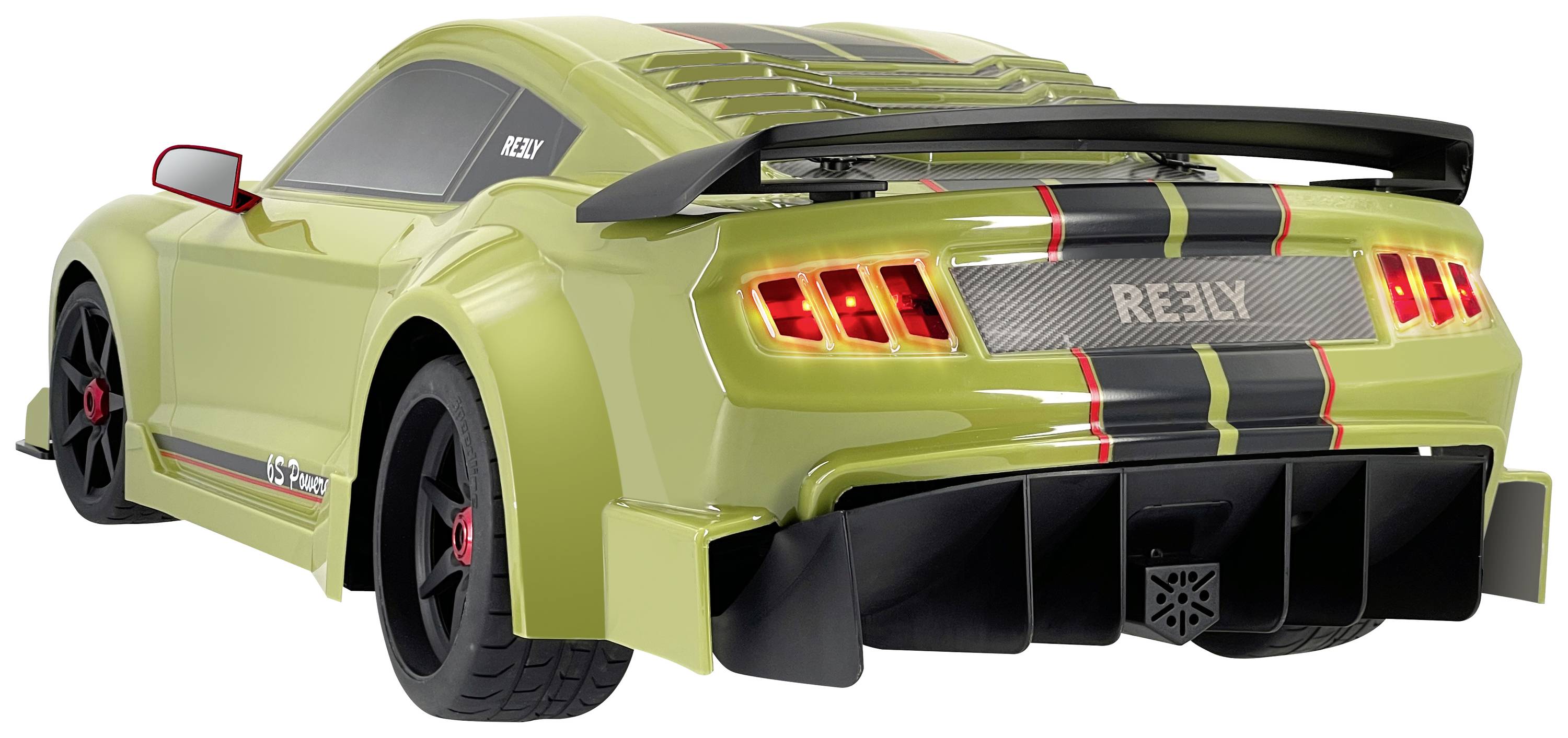 Reely Urban Green Brushless 1:7 RC Modellauto Elektro Straßenmodell Allradantrieb (4WD) RtR 2,4GHz mit Lichteffekt