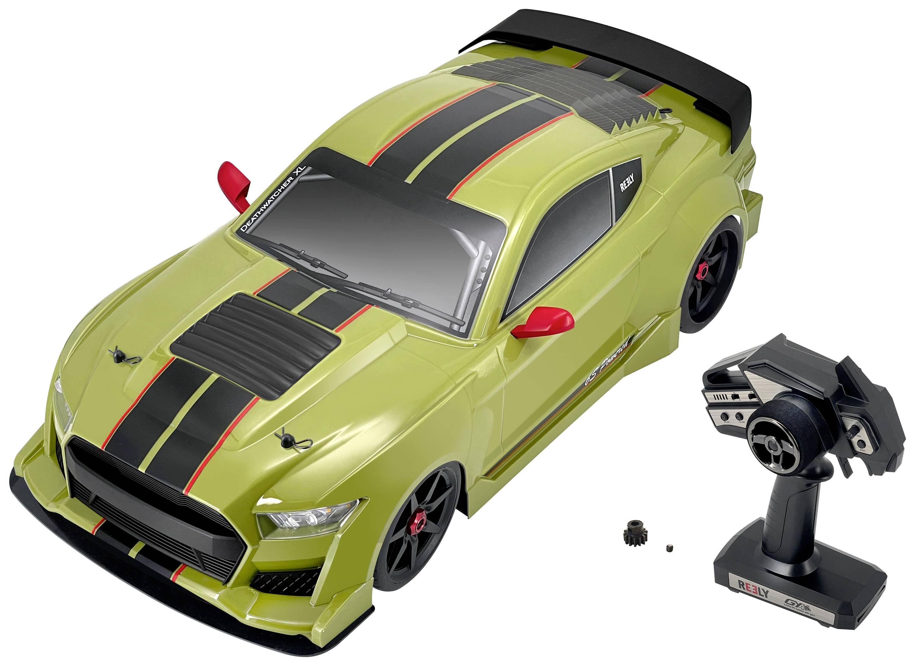 Reely Urban Green Brushless 1:7 RC Modellauto Elektro Straßenmodell Allradantrieb (4WD) RtR 2,4GHz mit Lichteffekt