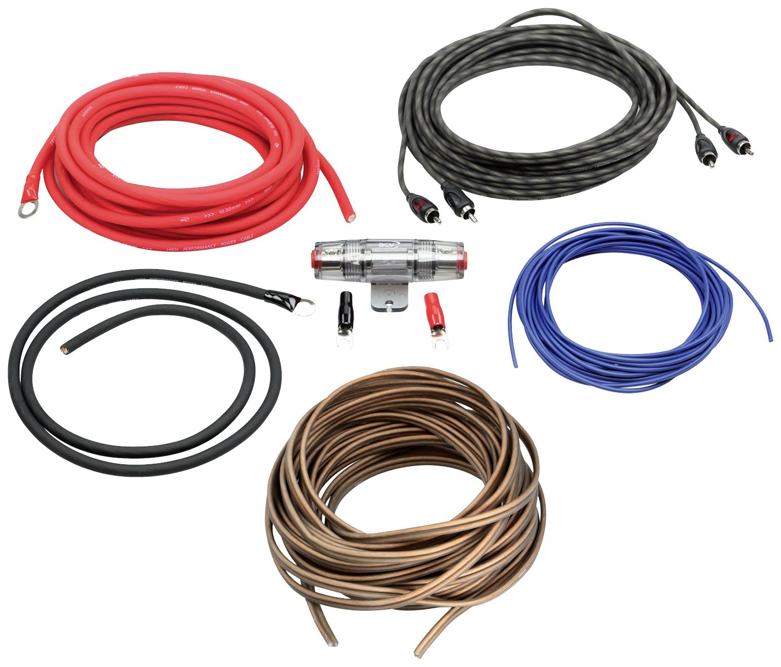 ACV WK-10 Car HiFi Endstufen-Anschluss-Set 10 mm²