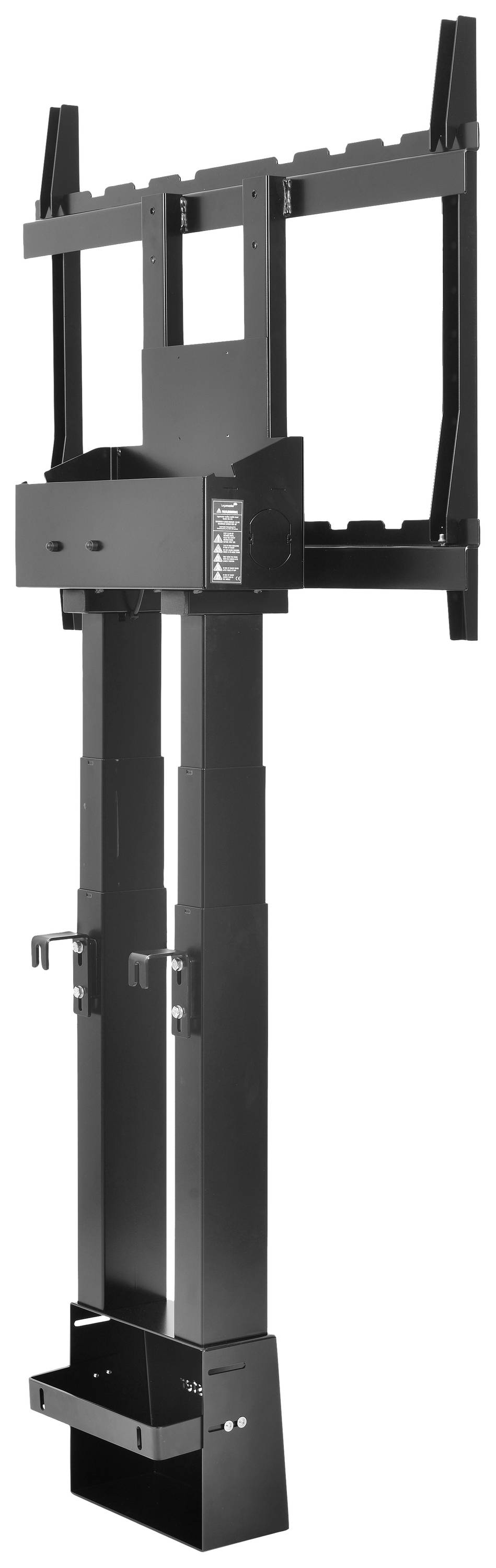 Legamaster CS-12S 1fach Monitor-Standfuß Schwarz Höhenverstellbar