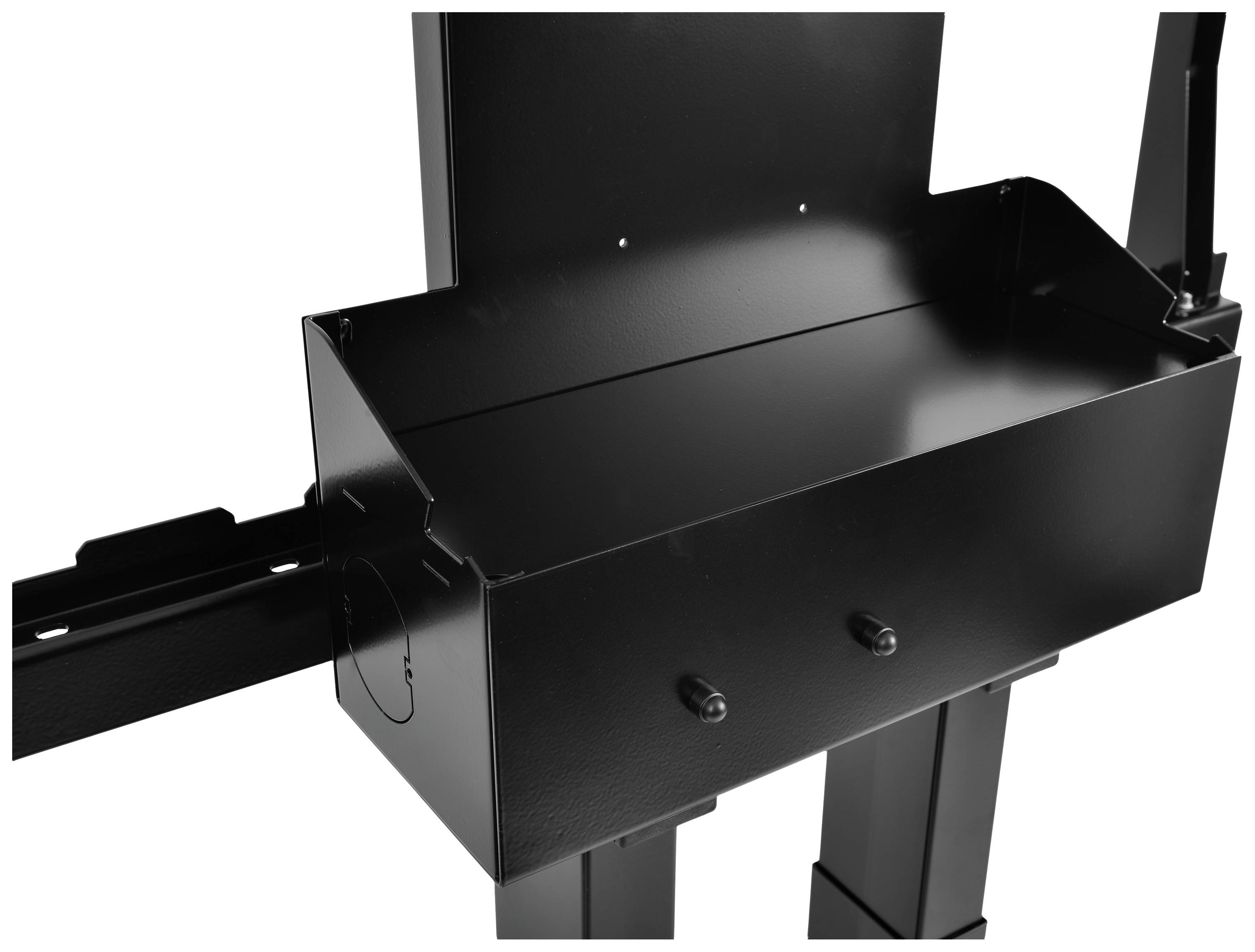 Legamaster CS-12S 1fach Monitor-Standfuß Schwarz Höhenverstellbar