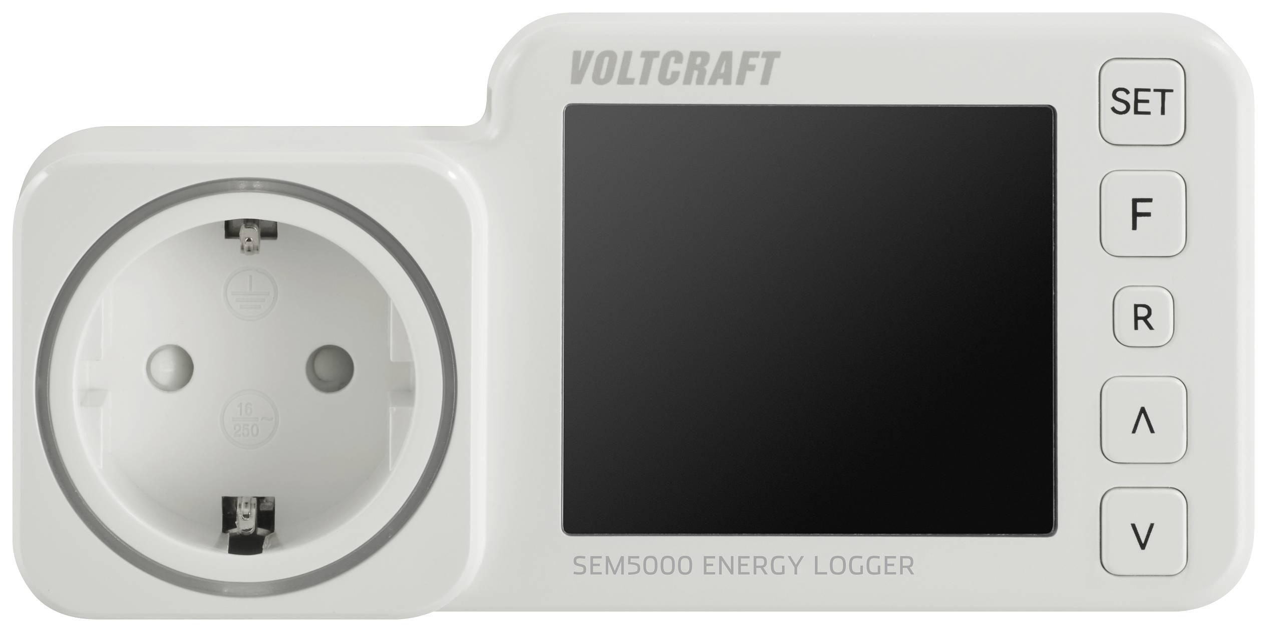VOLTCRAFT SEM5000 Energiekosten-Messgerät Kostenprognose, Alarmfunktion, Stromtarif einstellbar, Datenloggerfunktion