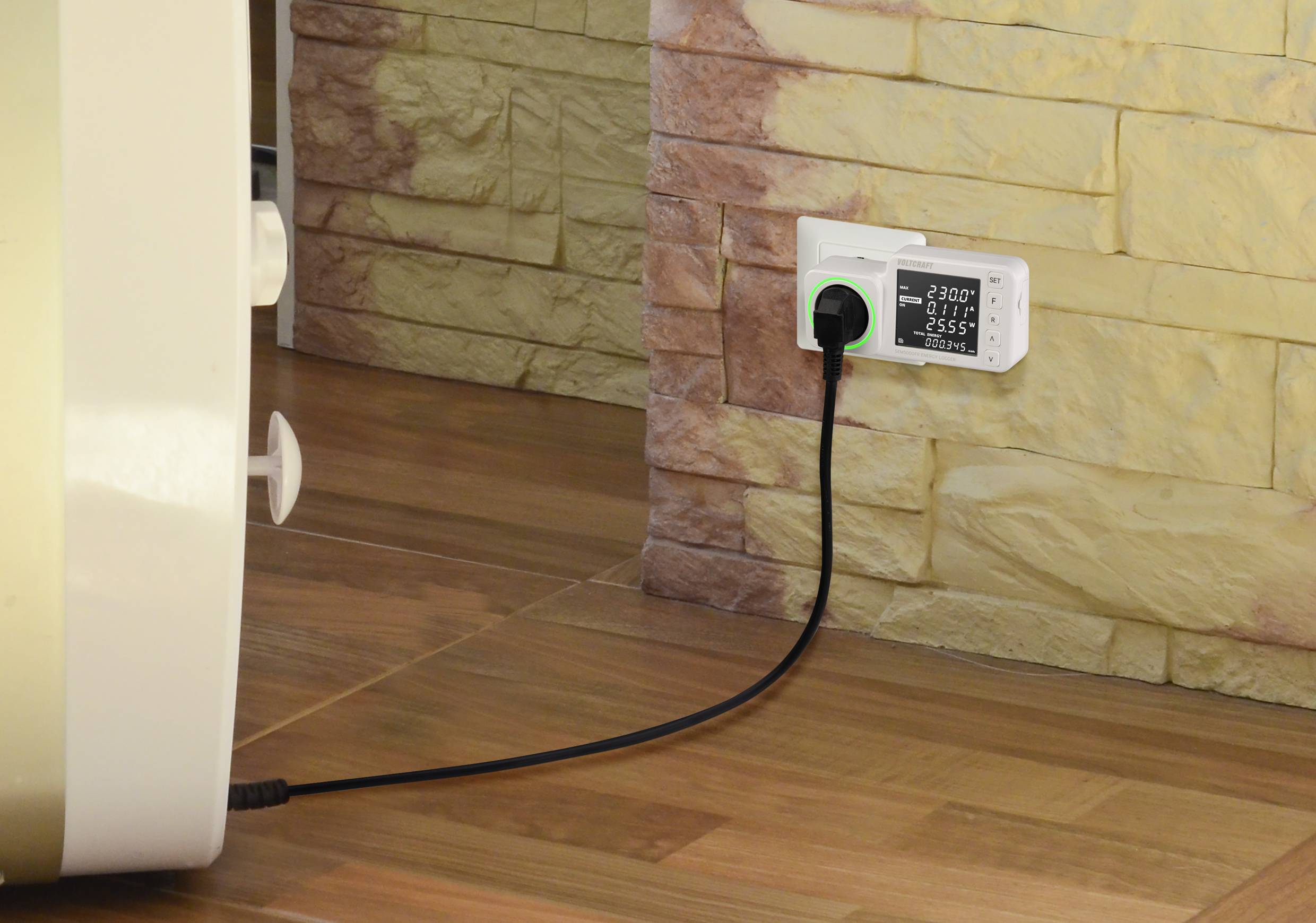 VOLTCRAFT SEM5000 FR Energiekosten-Messgerät Kostenprognose, Alarmfunktion, Stromtarif einstellbar, Datenloggerfunktion