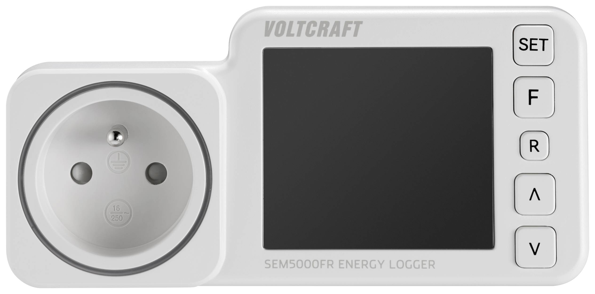 VOLTCRAFT SEM5000 FR Energiekosten-Messgerät Kostenprognose, Alarmfunktion, Stromtarif einstellbar, Datenloggerfunktion