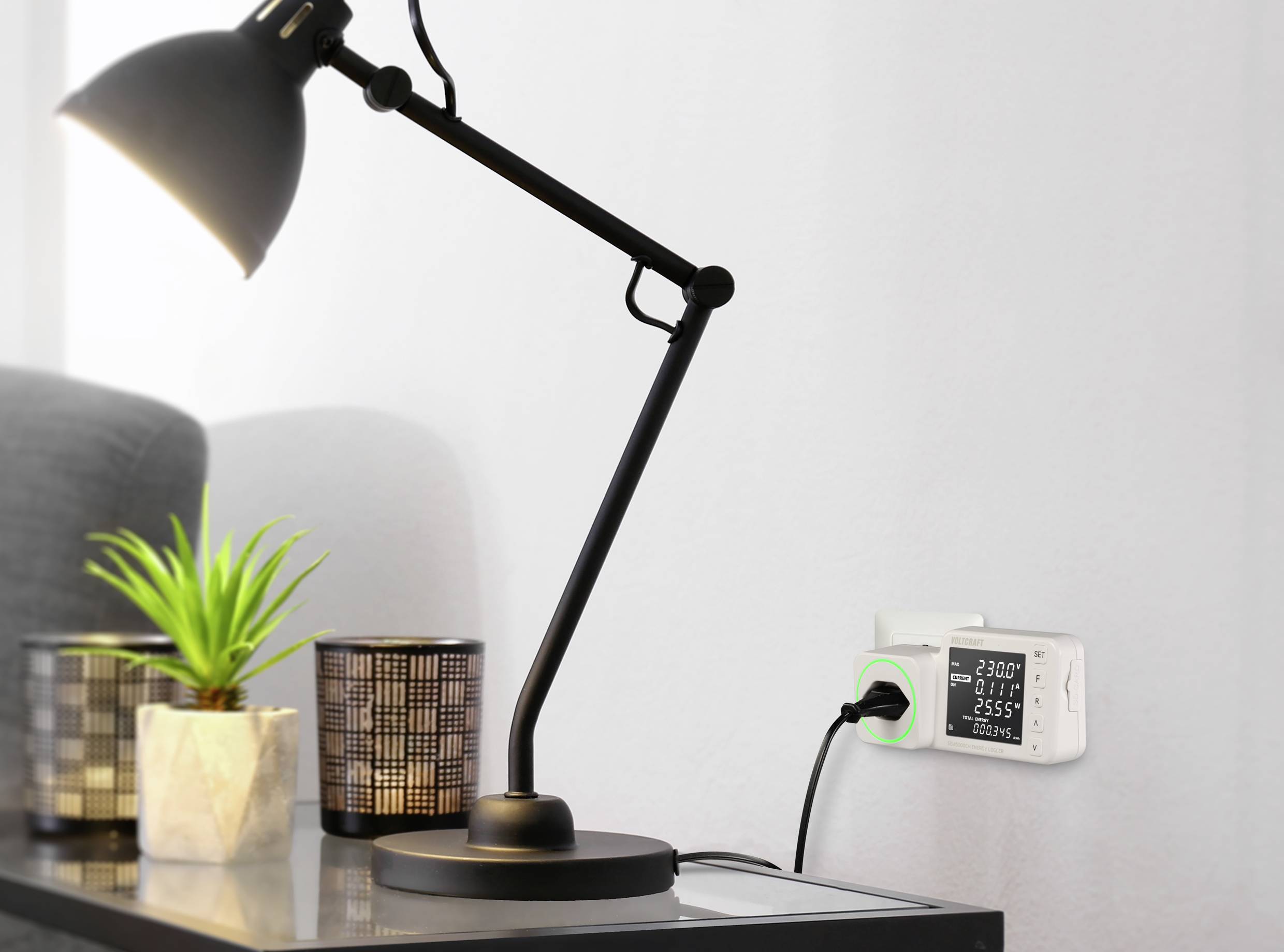 VOLTCRAFT SEM5000 CH Energiekosten-Messgerät Kostenprognose, Alarmfunktion, Stromtarif einstellbar, Datenloggerfunktion