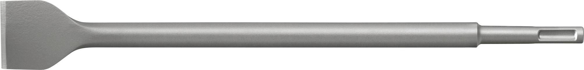 Metallschaberwerkzeug mit einer breiten flachen Klinge an einem Ende und einem schmalen zylindrischen Griff, der in einer kleinen hakenartigen Spitze endet.