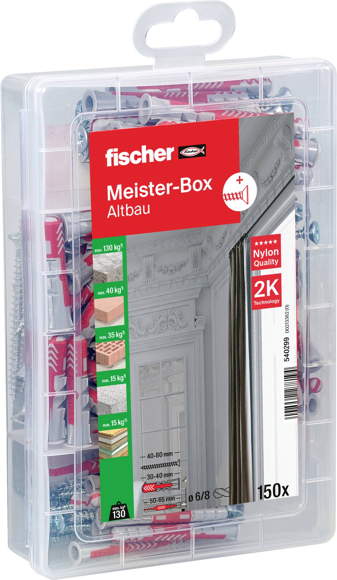 Fischer 540299 Dübel-Sortimentsbox 1St.